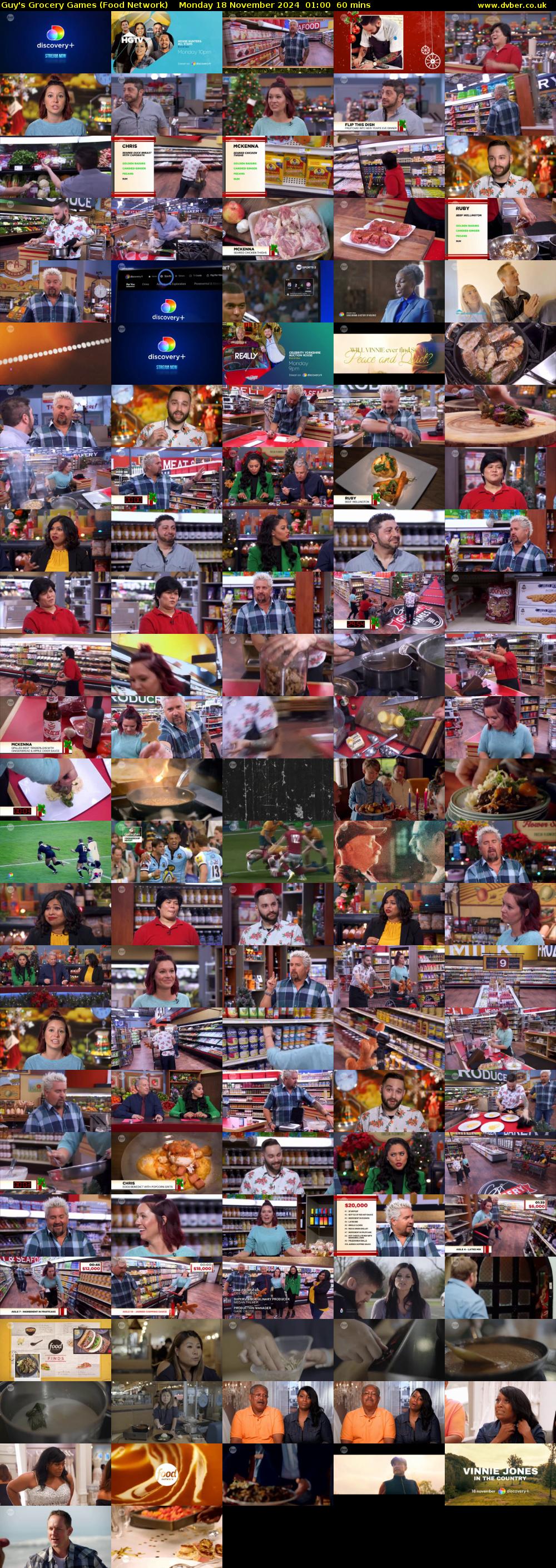 Guy's Grocery Games (Food Network) Monday 18 November 2024 01:00 - 02:00
