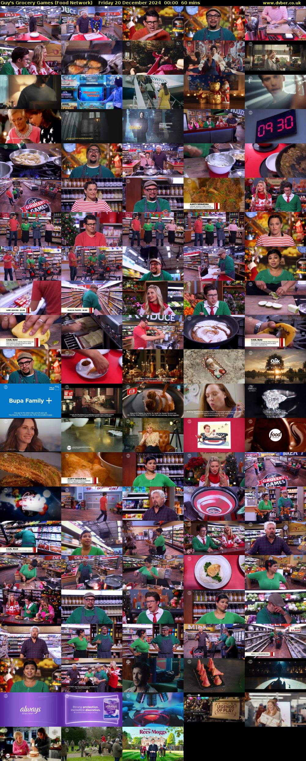 Guy's Grocery Games (Food Network) Friday 20 December 2024 00:00 - 01:00