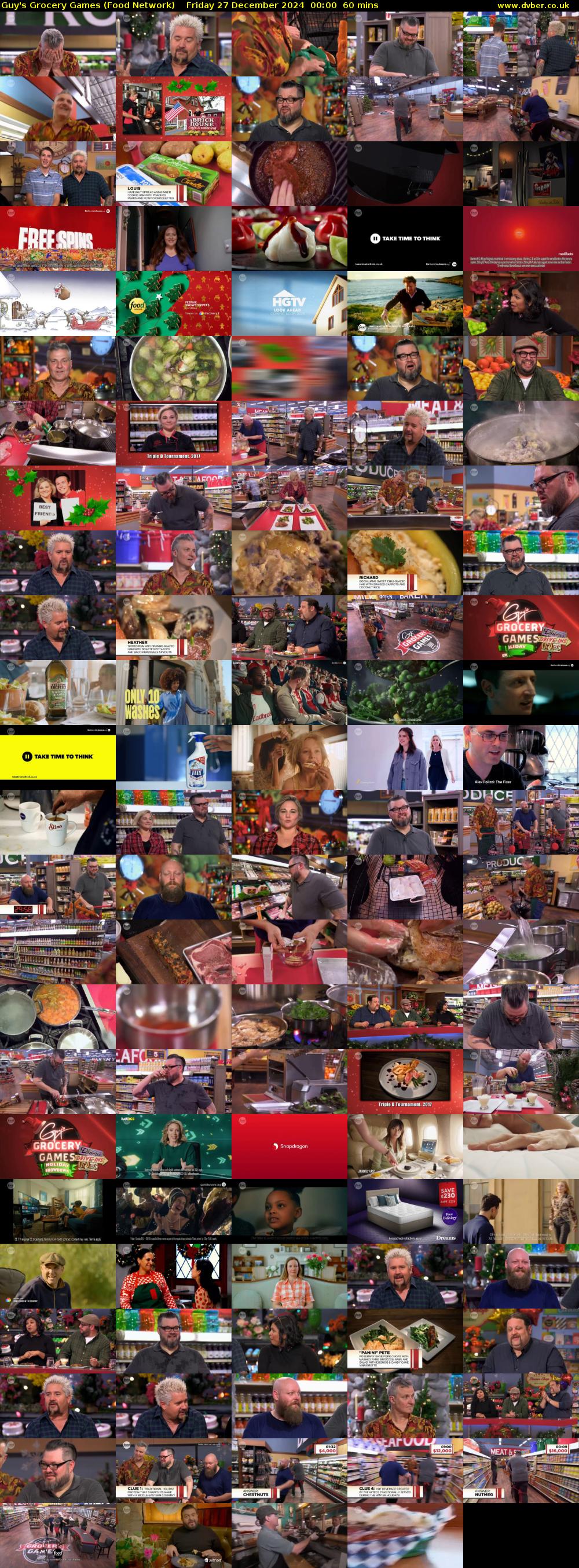 Guy's Grocery Games (Food Network) Friday 27 December 2024 00:00 - 01:00