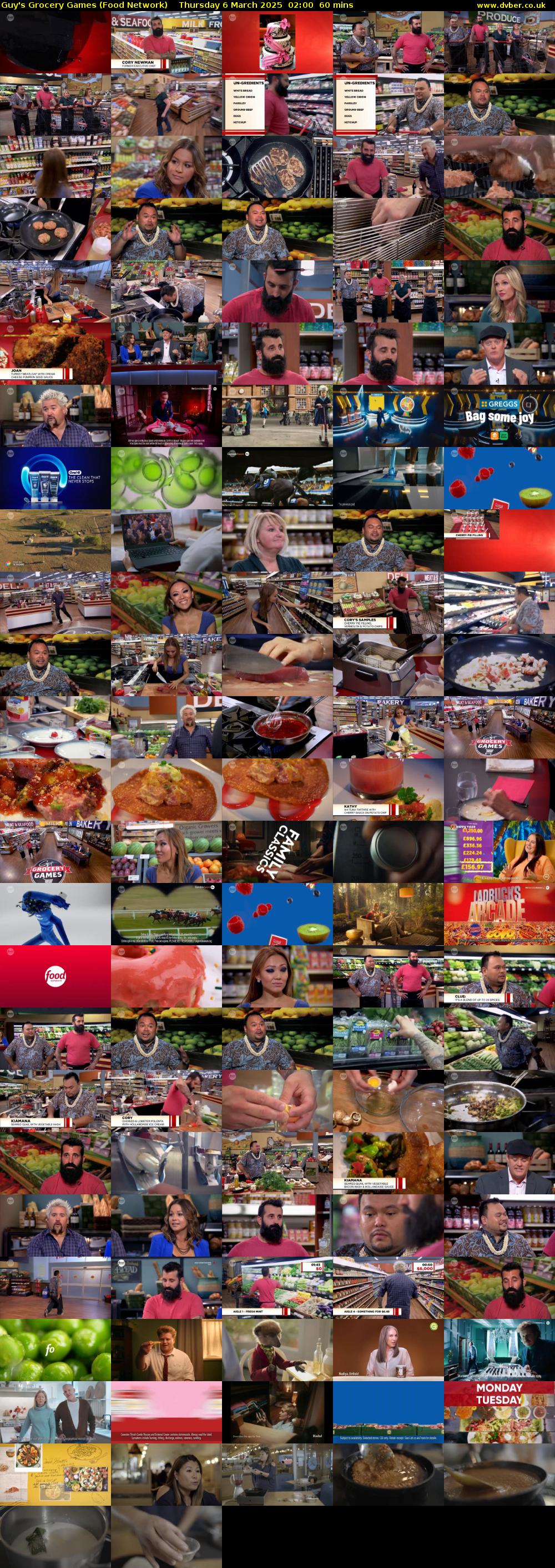 Guy's Grocery Games (Food Network) Thursday 6 March 2025 02:00 - 03:00