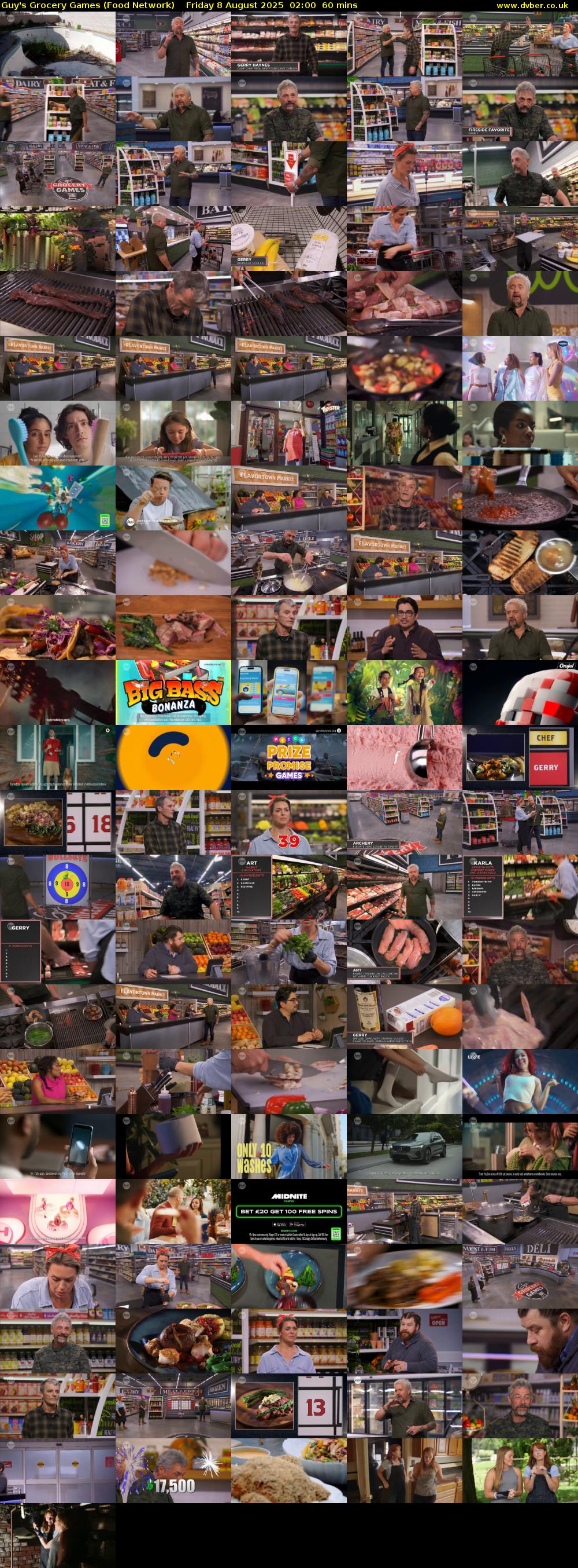Guy's Grocery Games (Food Network) Friday 8 August 2025 02:00 - 03:00
