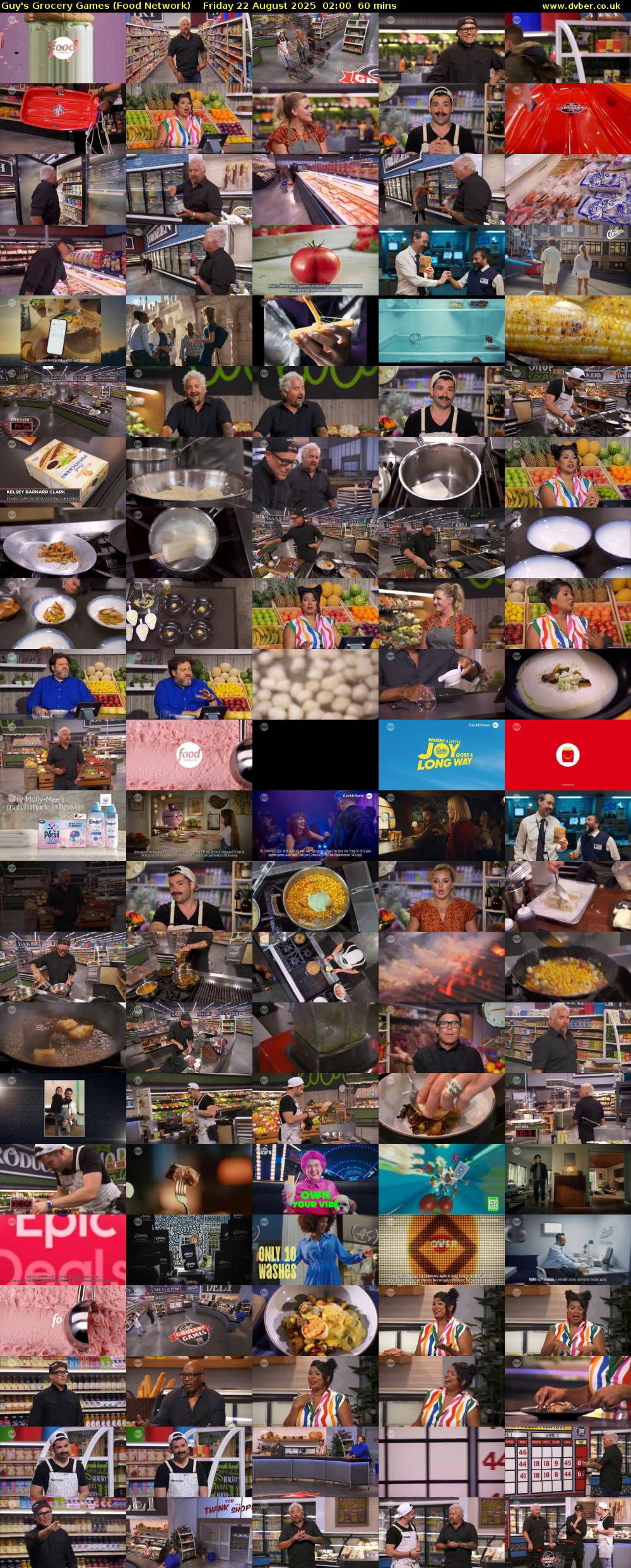 Guy's Grocery Games (Food Network) Friday 22 August 2025 02:00 - 03:00