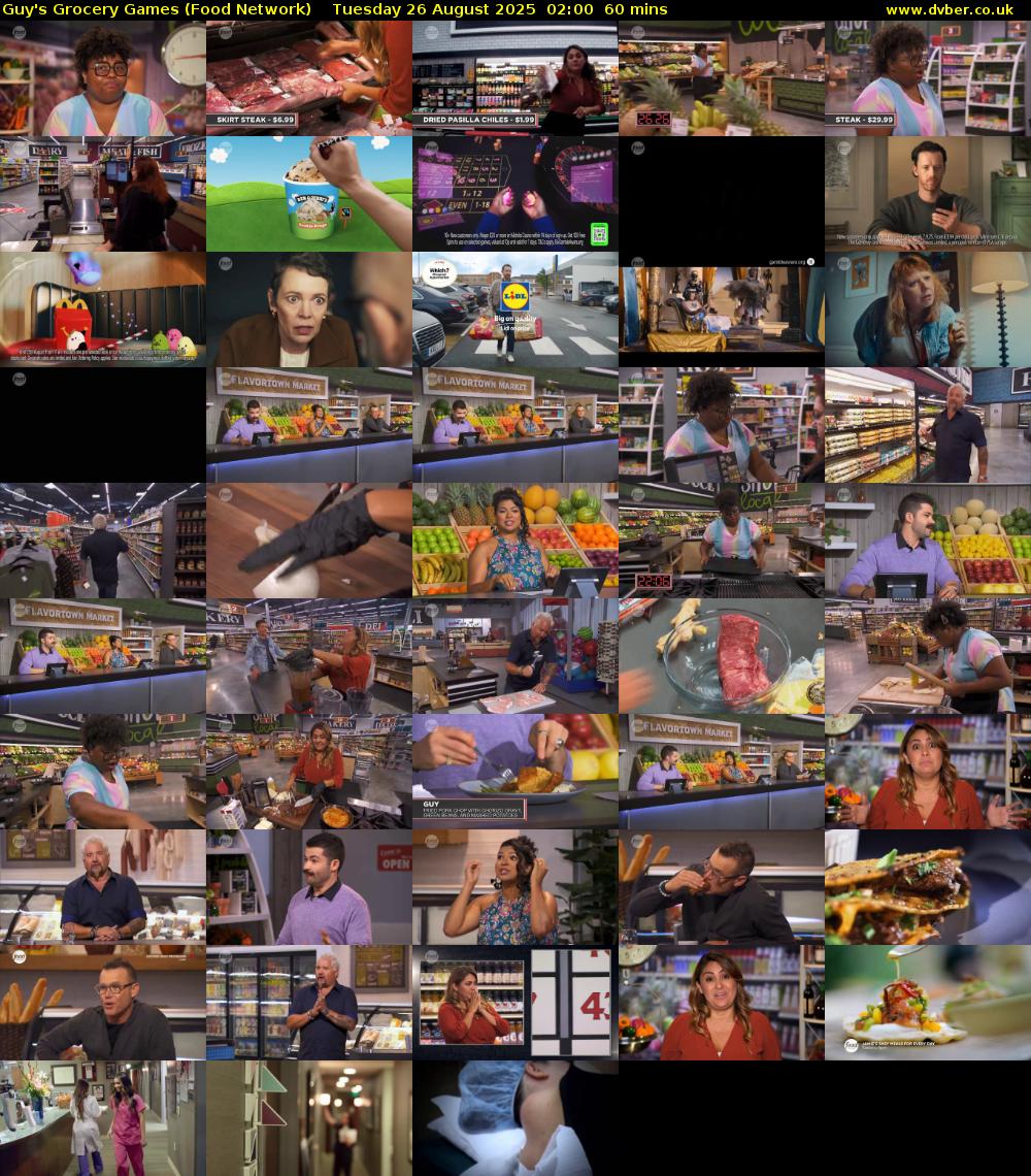 Guy's Grocery Games (Food Network) Tuesday 26 August 2025 02:00 - 03:00