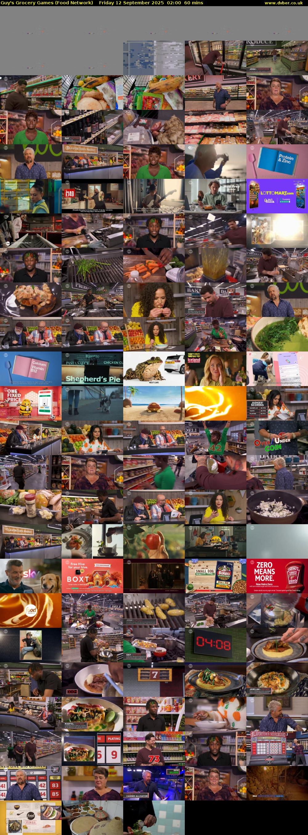 Guy's Grocery Games (Food Network) Friday 12 September 2025 02:00 - 03:00