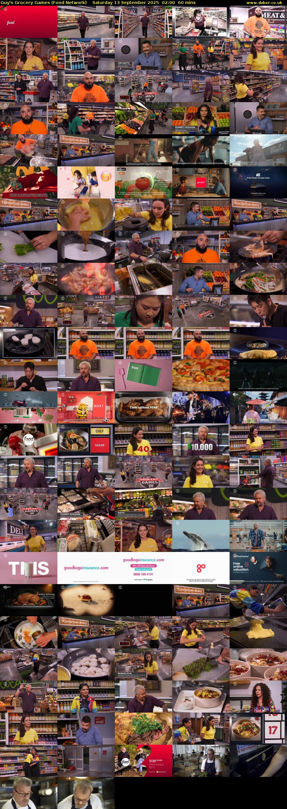 Guy's Grocery Games (Food Network) Saturday 13 September 2025 02:00 - 03:00