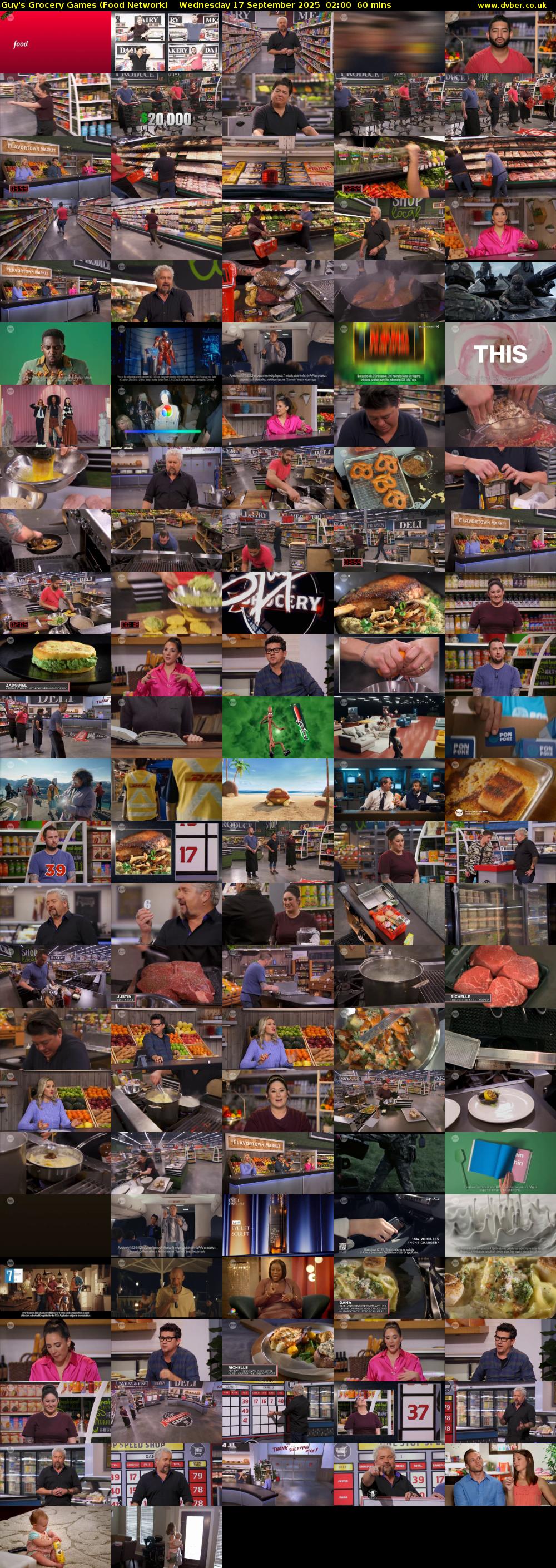 Guy's Grocery Games (Food Network) Wednesday 17 September 2025 02:00 - 03:00