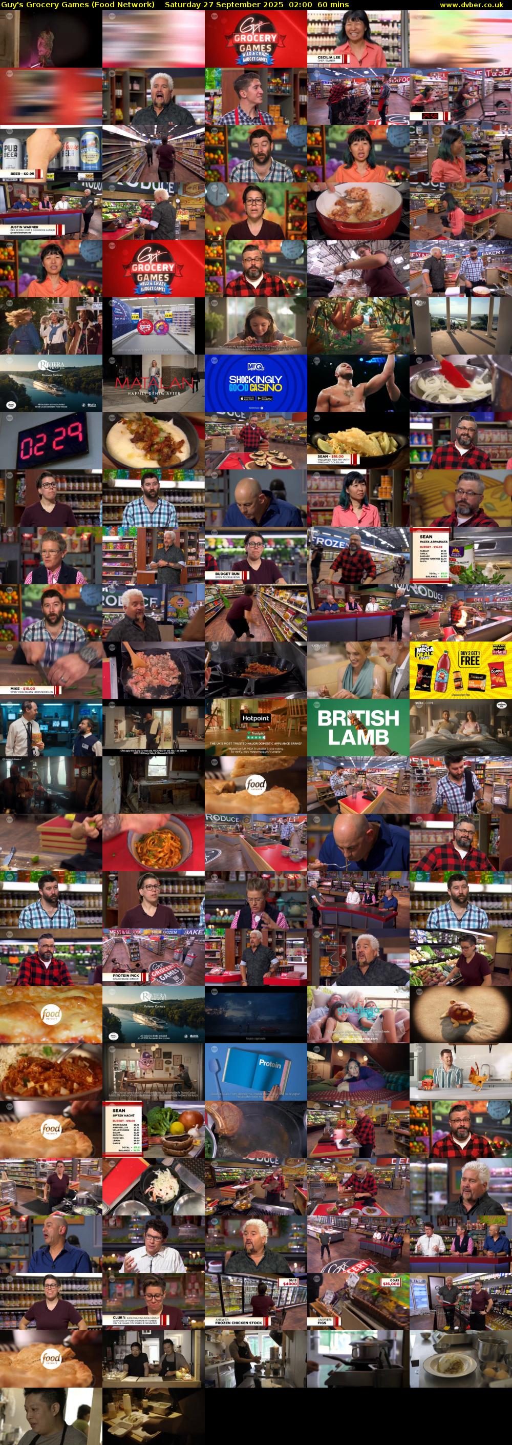Guy's Grocery Games (Food Network) Saturday 27 September 2025 02:00 - 03:00