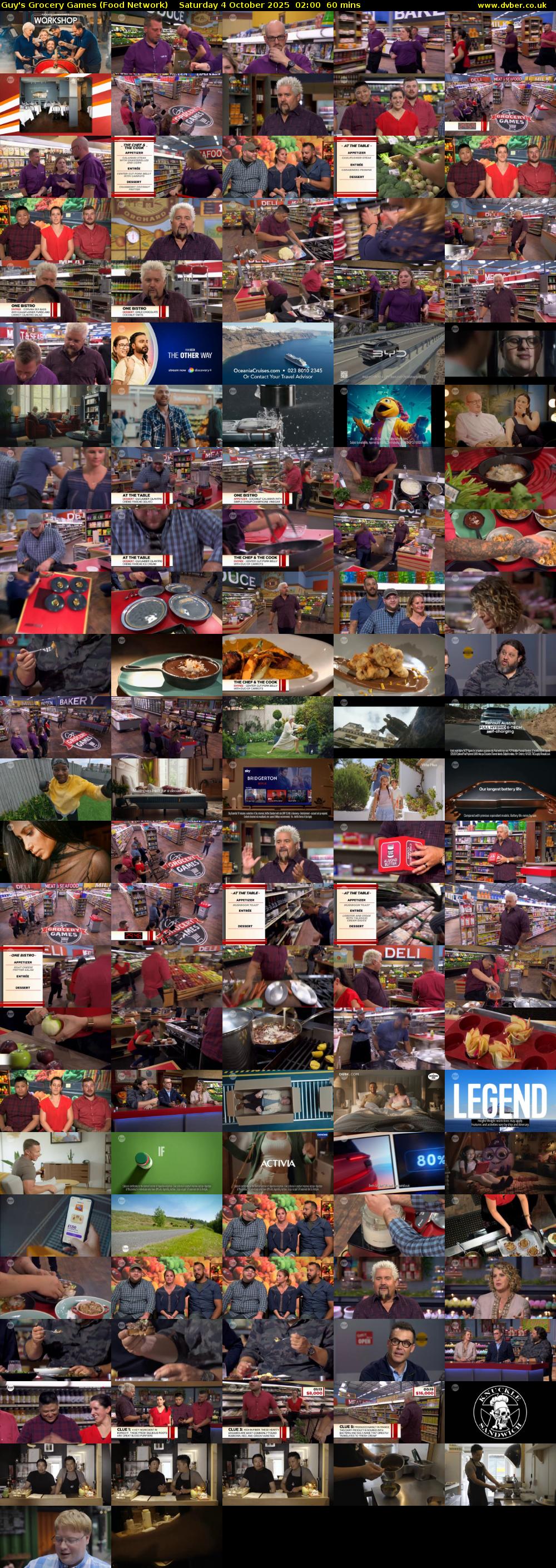 Guy's Grocery Games (Food Network) Saturday 4 October 2025 02:00 - 03:00