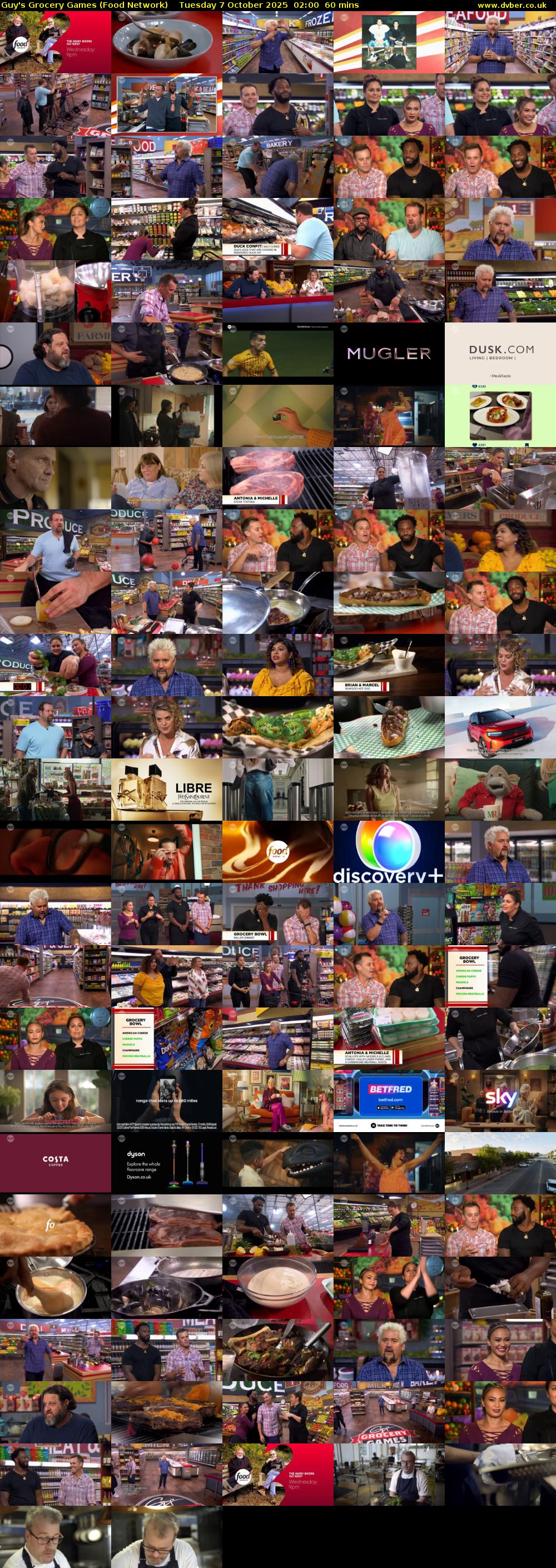 Guy's Grocery Games (Food Network) Tuesday 7 October 2025 02:00 - 03:00