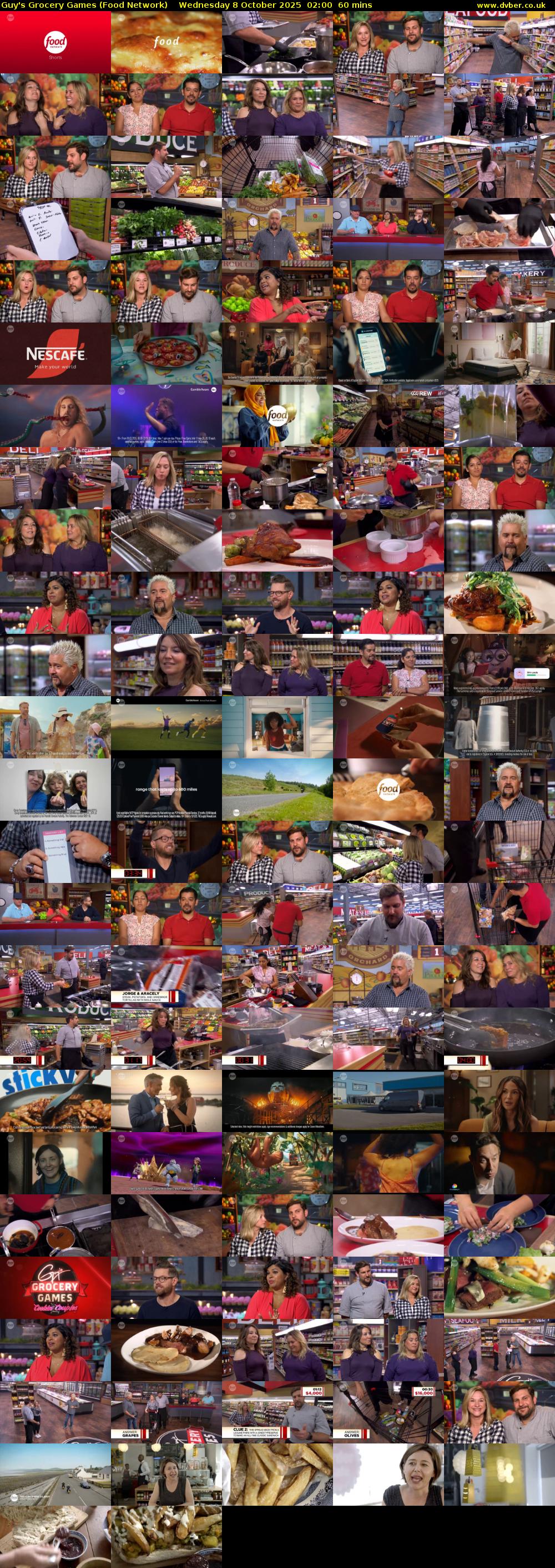 Guy's Grocery Games (Food Network) Wednesday 8 October 2025 02:00 - 03:00