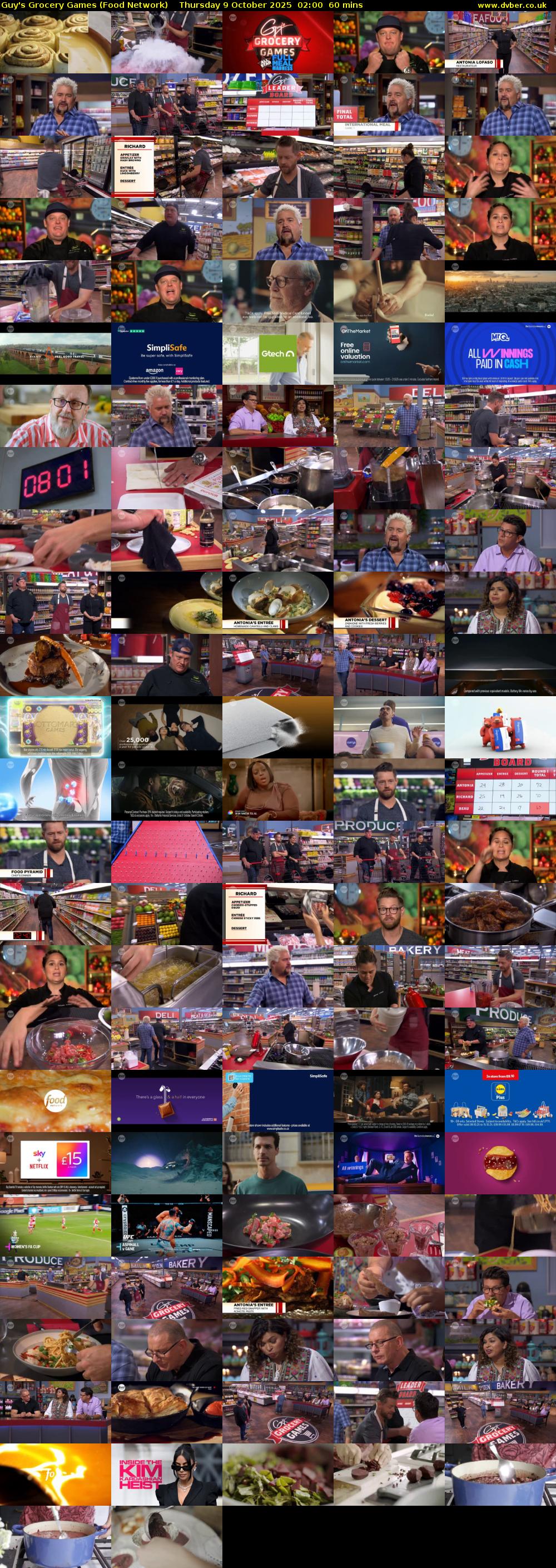 Guy's Grocery Games (Food Network) Thursday 9 October 2025 02:00 - 03:00
