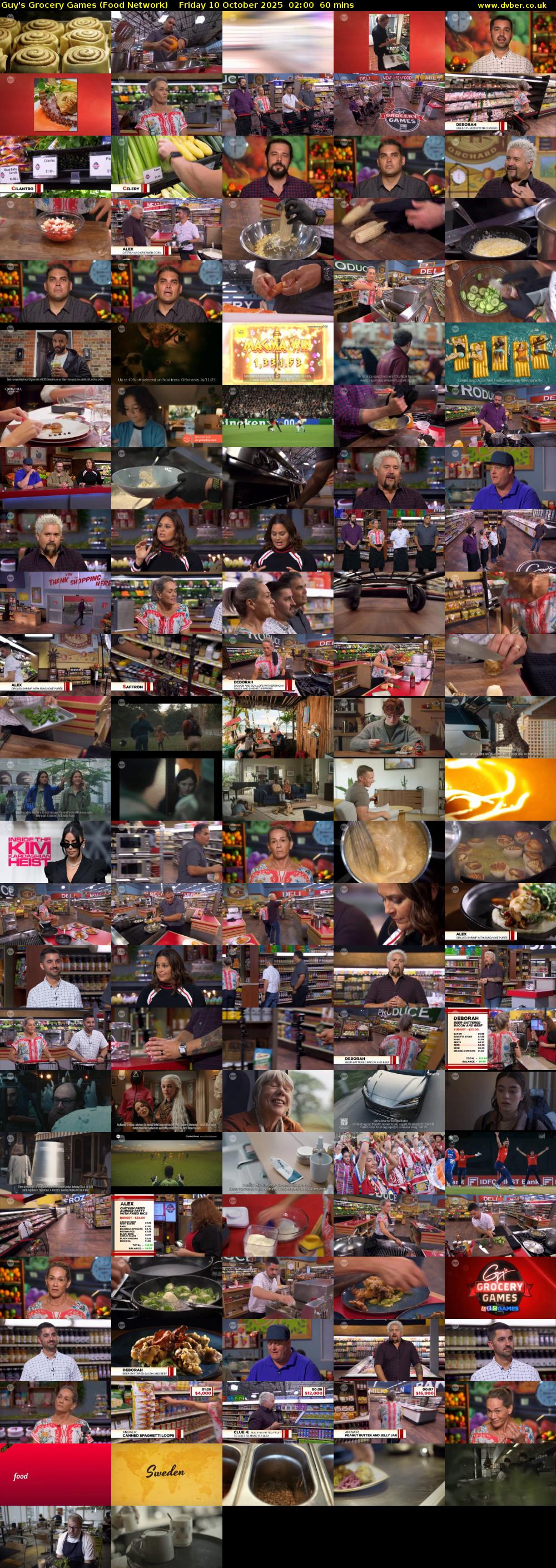 Guy's Grocery Games (Food Network) Friday 10 October 2025 02:00 - 03:00
