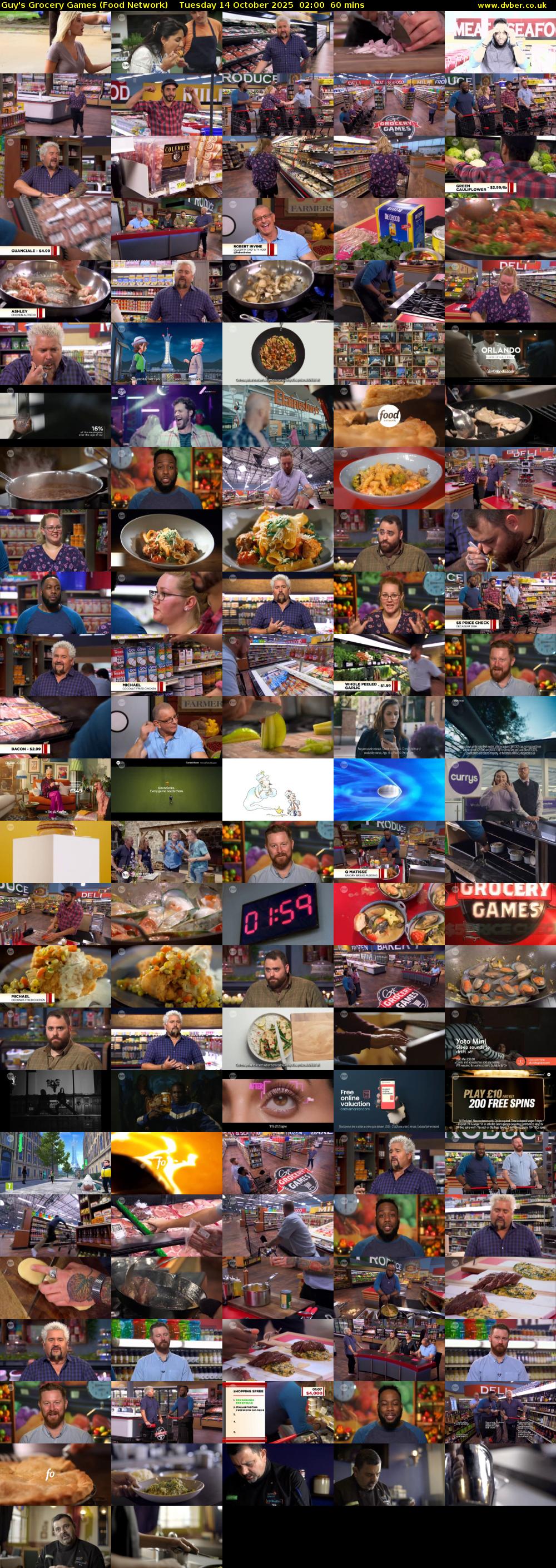 Guy's Grocery Games (Food Network) Tuesday 14 October 2025 02:00 - 03:00