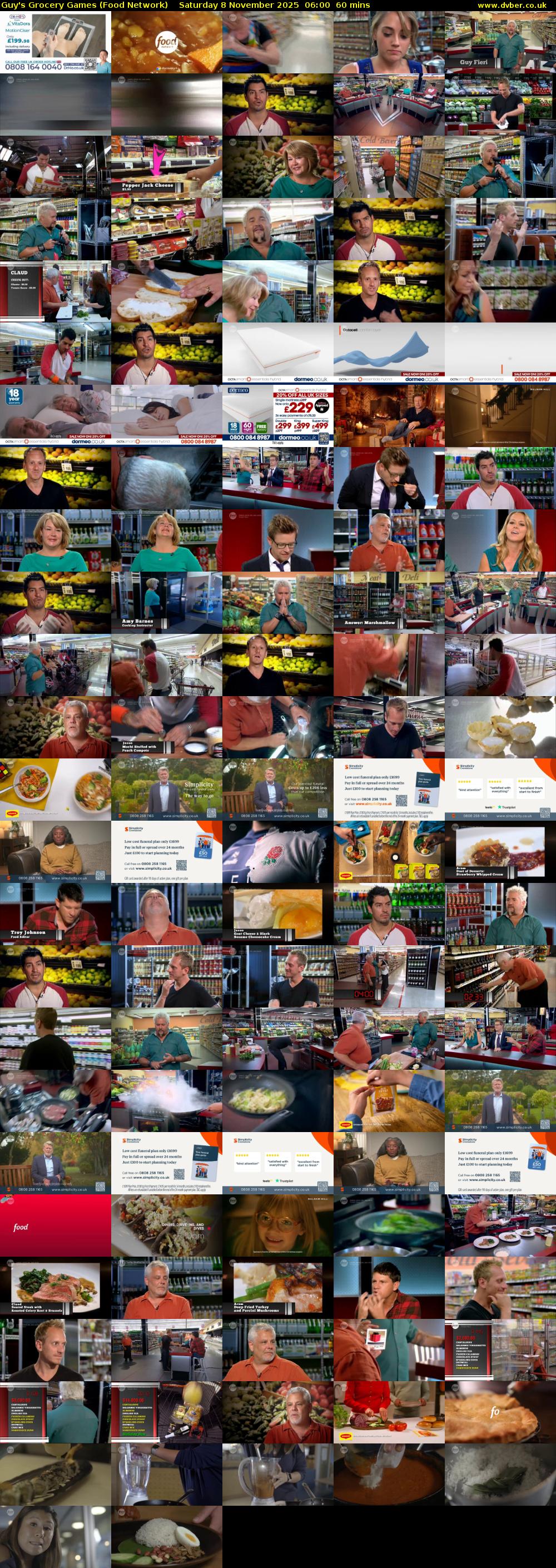 Guy's Grocery Games (Food Network) Saturday 8 November 2025 06:00 - 07:00