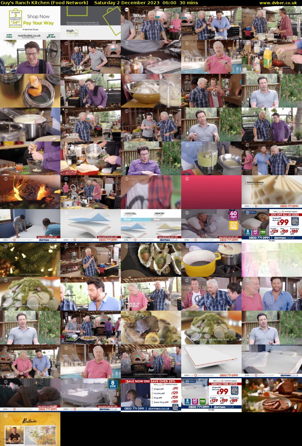 Guy's Ranch Kitchen (Food Network) Saturday 2 December 2023 06:00 - 06:30