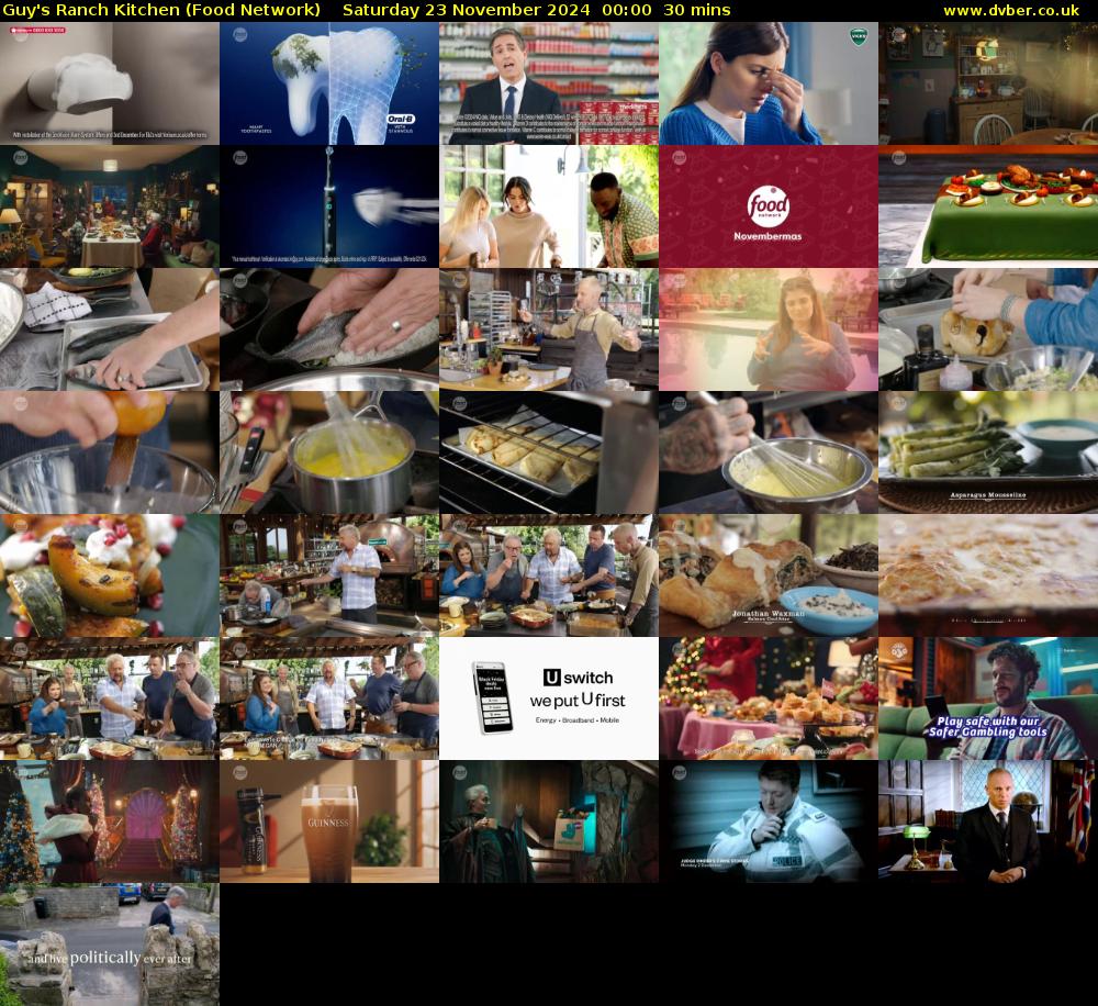 Guy's Ranch Kitchen (Food Network) Saturday 23 November 2024 00:00 - 00:30