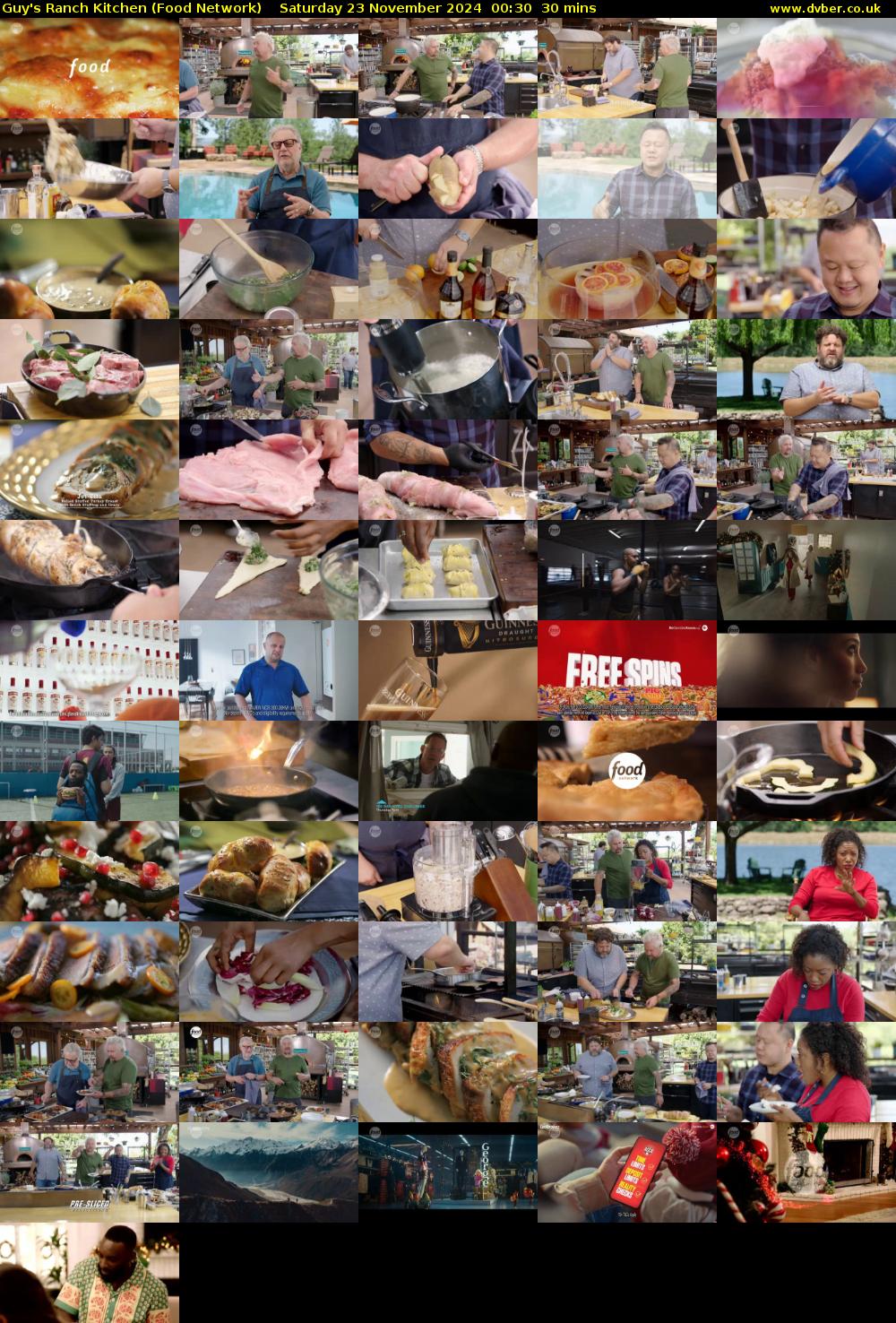 Guy's Ranch Kitchen (Food Network) Saturday 23 November 2024 00:30 - 01:00