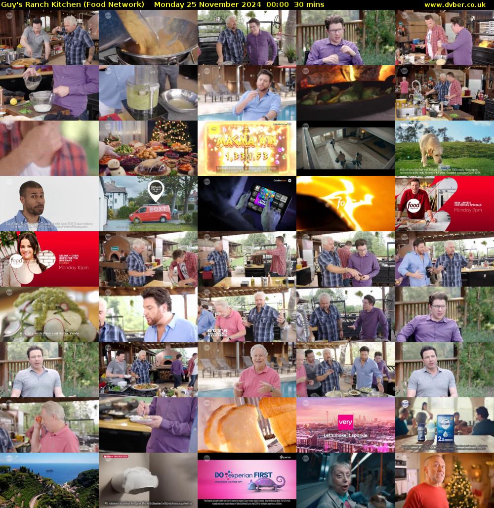 Guy's Ranch Kitchen (Food Network) Monday 25 November 2024 00:00 - 00:30