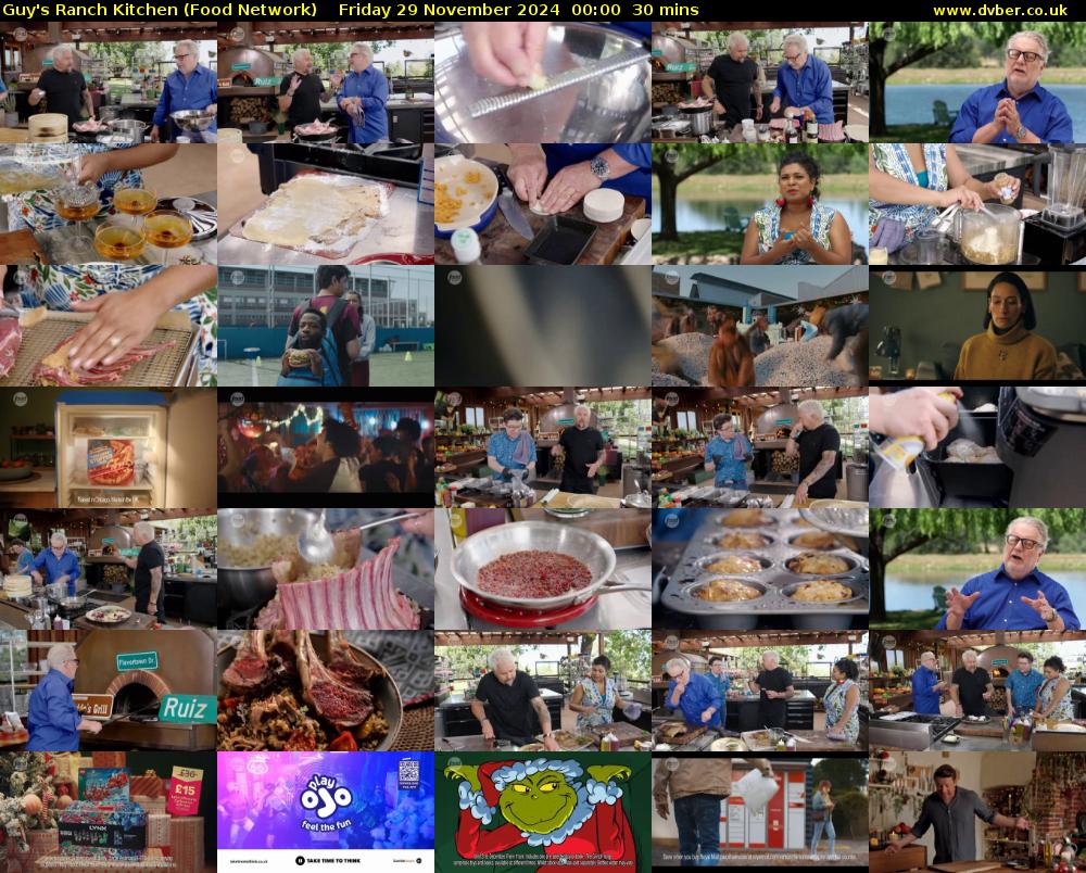 Guy's Ranch Kitchen (Food Network) Friday 29 November 2024 00:00 - 00:30