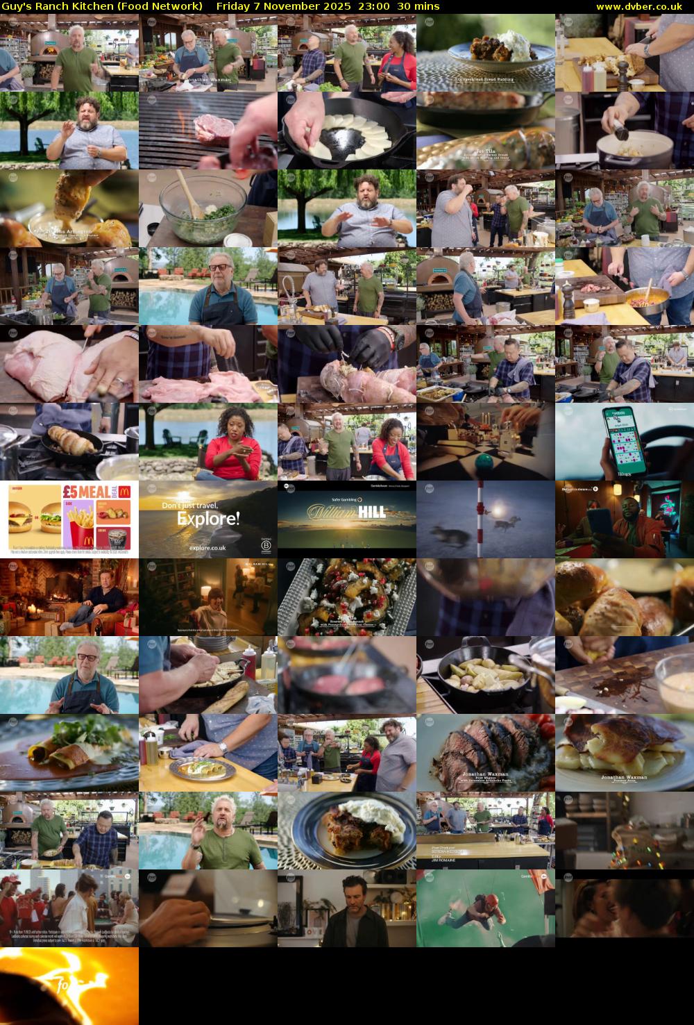 Guy's Ranch Kitchen (Food Network) Friday 7 November 2025 23:00 - 23:30