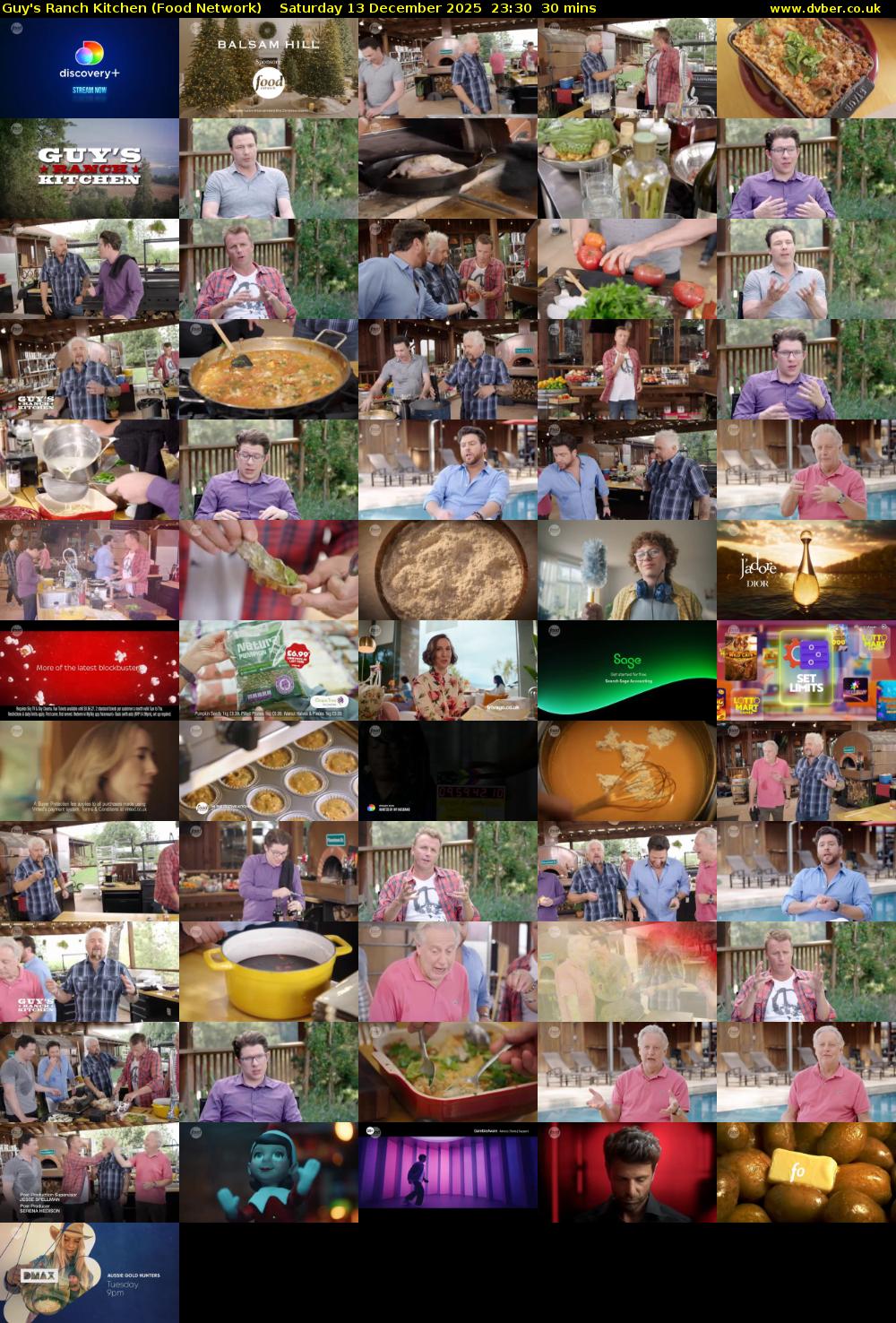 Guy's Ranch Kitchen (Food Network) Saturday 13 December 2025 23:30 - 00:00