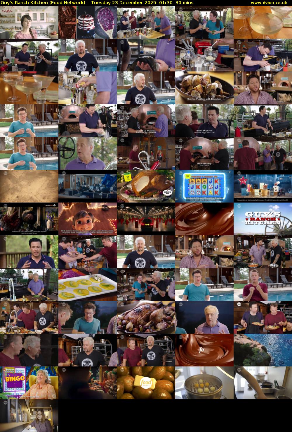 Guy's Ranch Kitchen (Food Network) Tuesday 23 December 2025 01:30 - 02:00