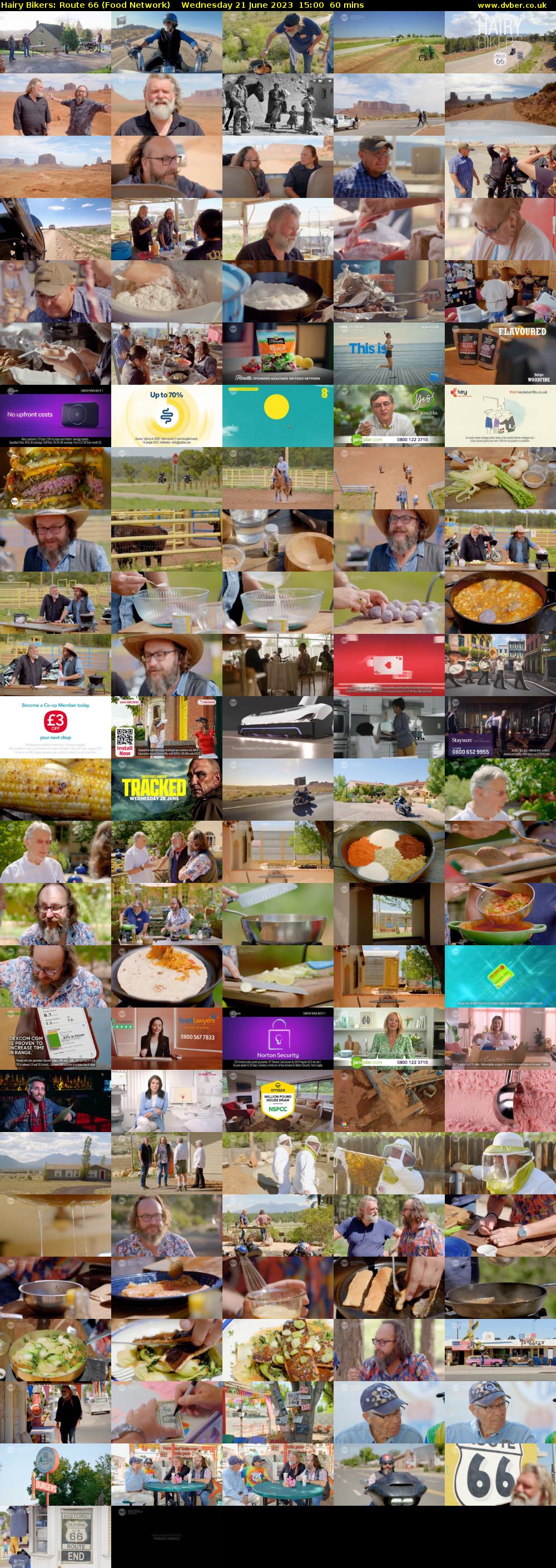 Hairy Bikers: Route 66 (Food Network) Wednesday 21 June 2023 15:00 - 16:00