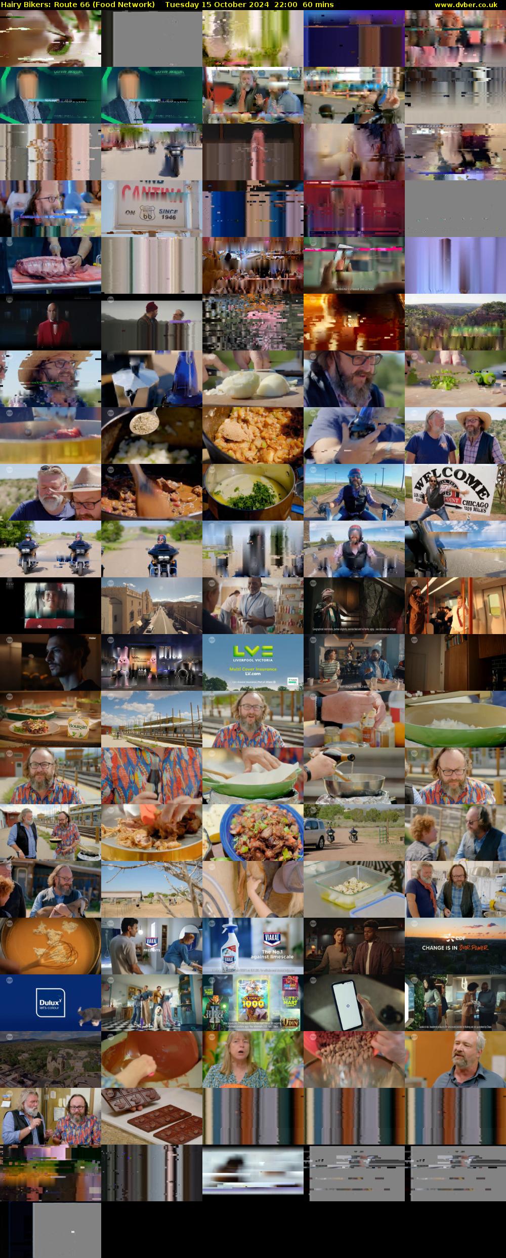 Hairy Bikers: Route 66 (Food Network) Tuesday 15 October 2024 22:00 - 23:00