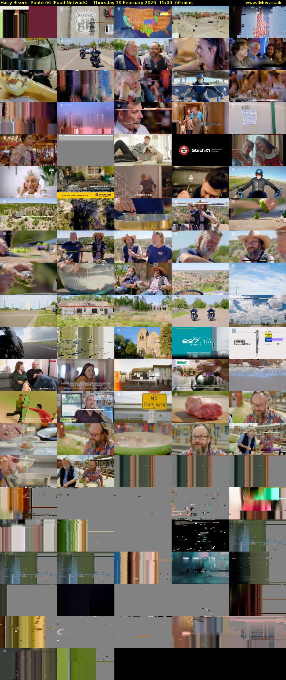 Hairy Bikers: Route 66 (Food Network) Thursday 19 February 2026 15:00 - 16:00