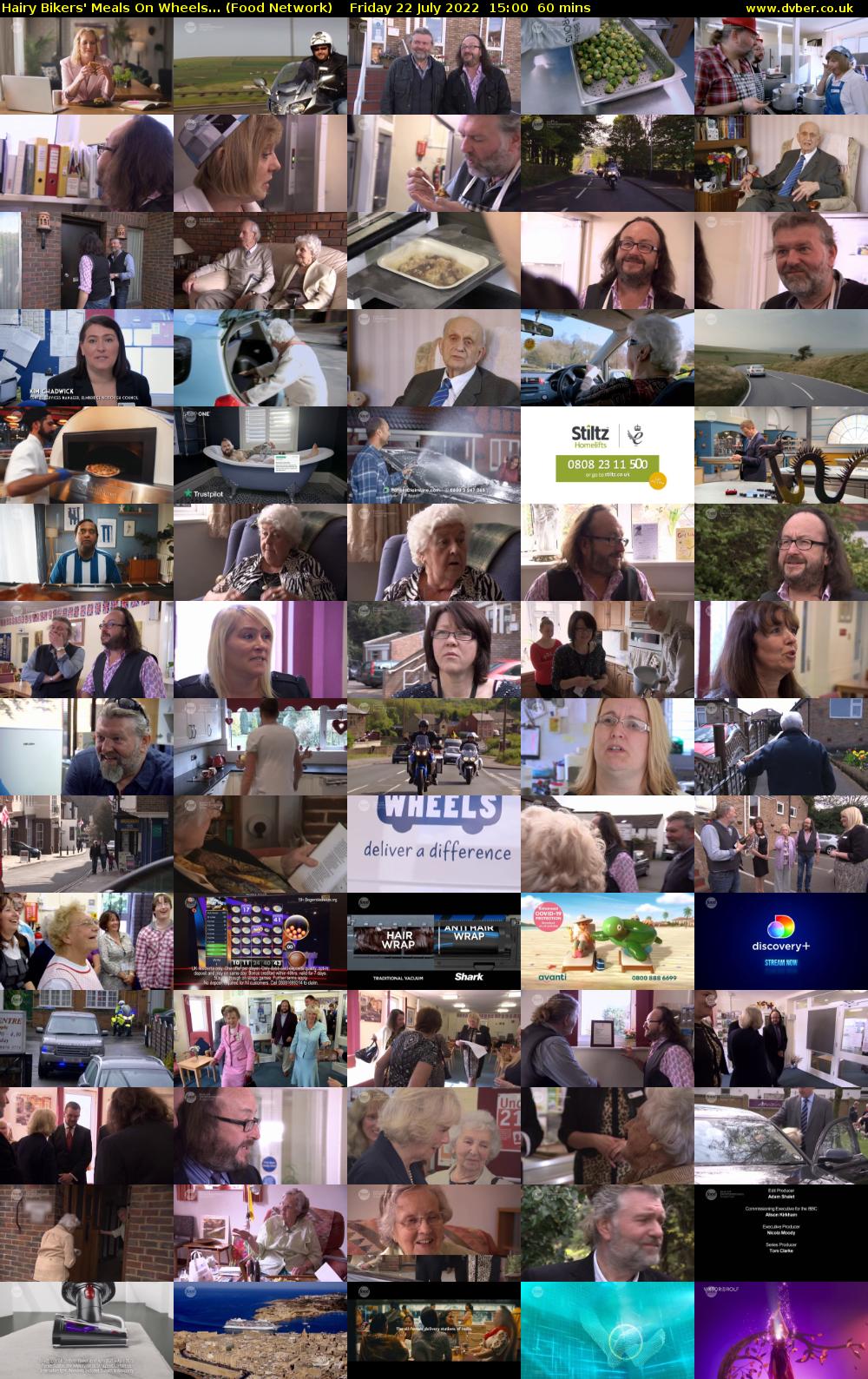 Hairy Bikers' Meals On Wheels... (Food Network) Friday 22 July 2022 15:00 - 16:00