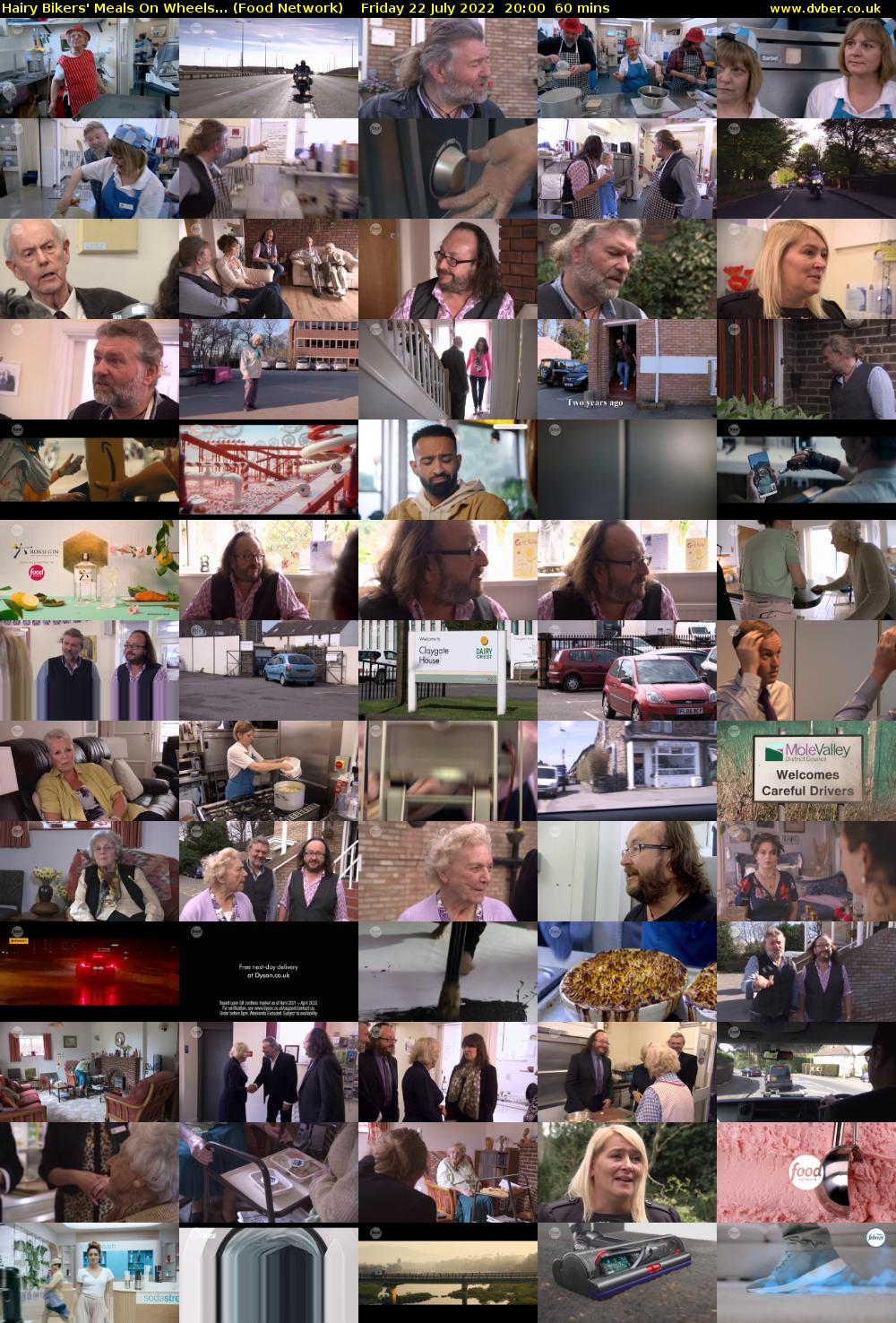 Hairy Bikers' Meals On Wheels... (Food Network) Friday 22 July 2022 20:00 - 21:00