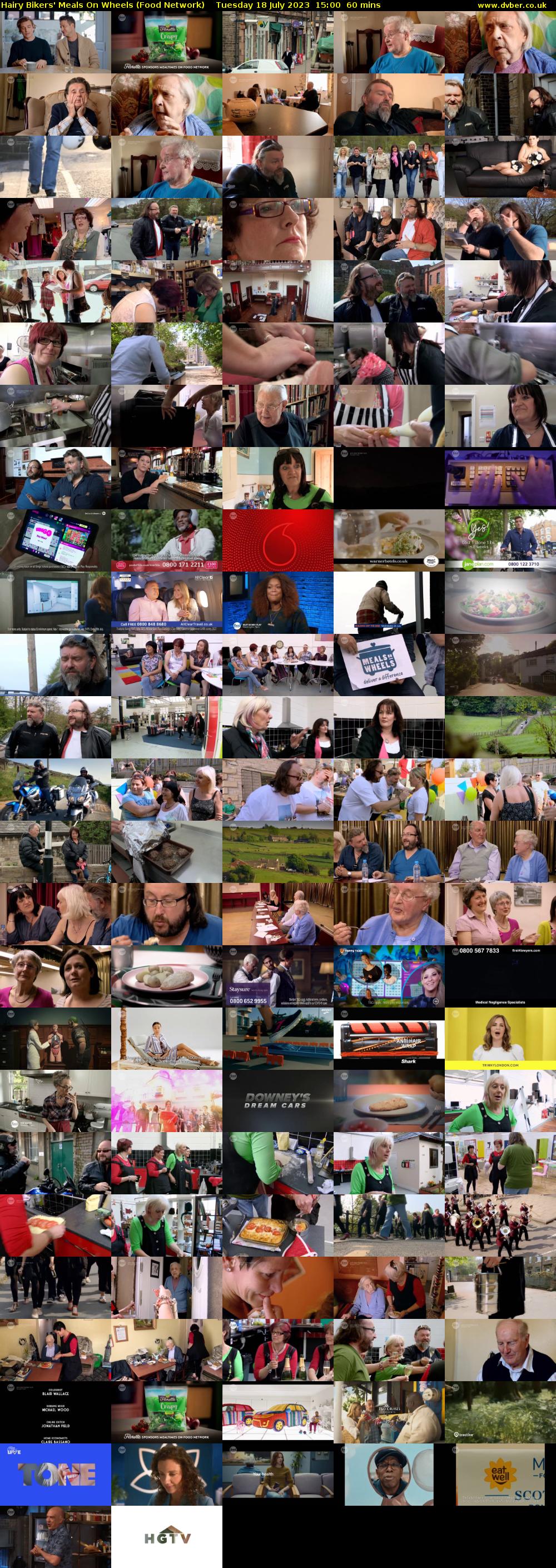 Hairy Bikers' Meals On Wheels (Food Network) Tuesday 18 July 2023 15:00 - 16:00