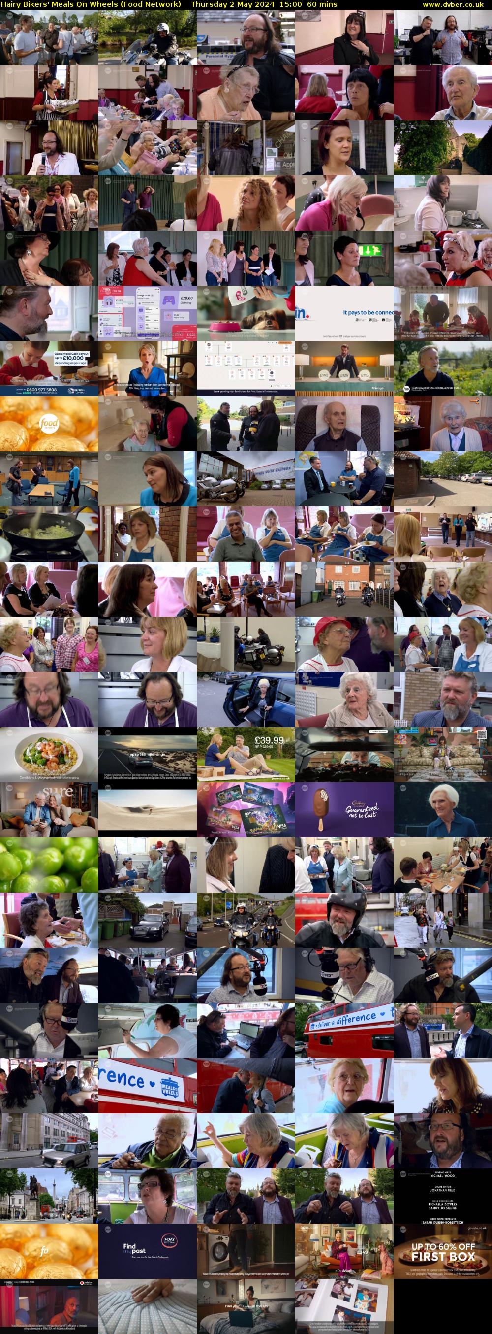Hairy Bikers' Meals On Wheels (Food Network) Thursday 2 May 2024 15:00 - 16:00