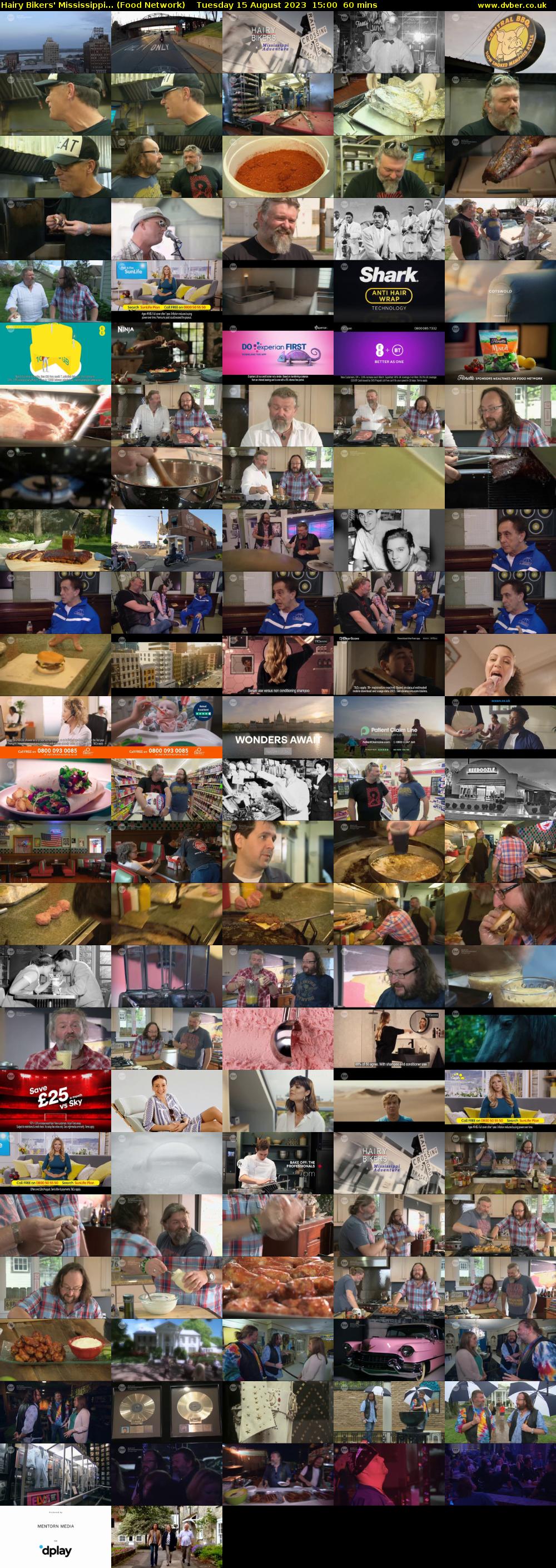 Hairy Bikers' Mississippi... (Food Network) Tuesday 15 August 2023 15:00 - 16:00