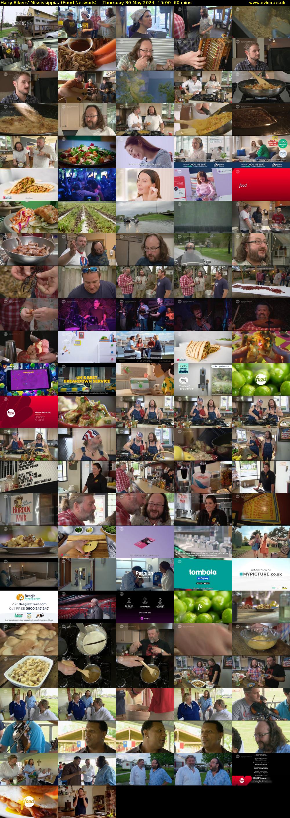 Hairy Bikers' Mississippi... (Food Network) Thursday 30 May 2024 15:00 - 16:00
