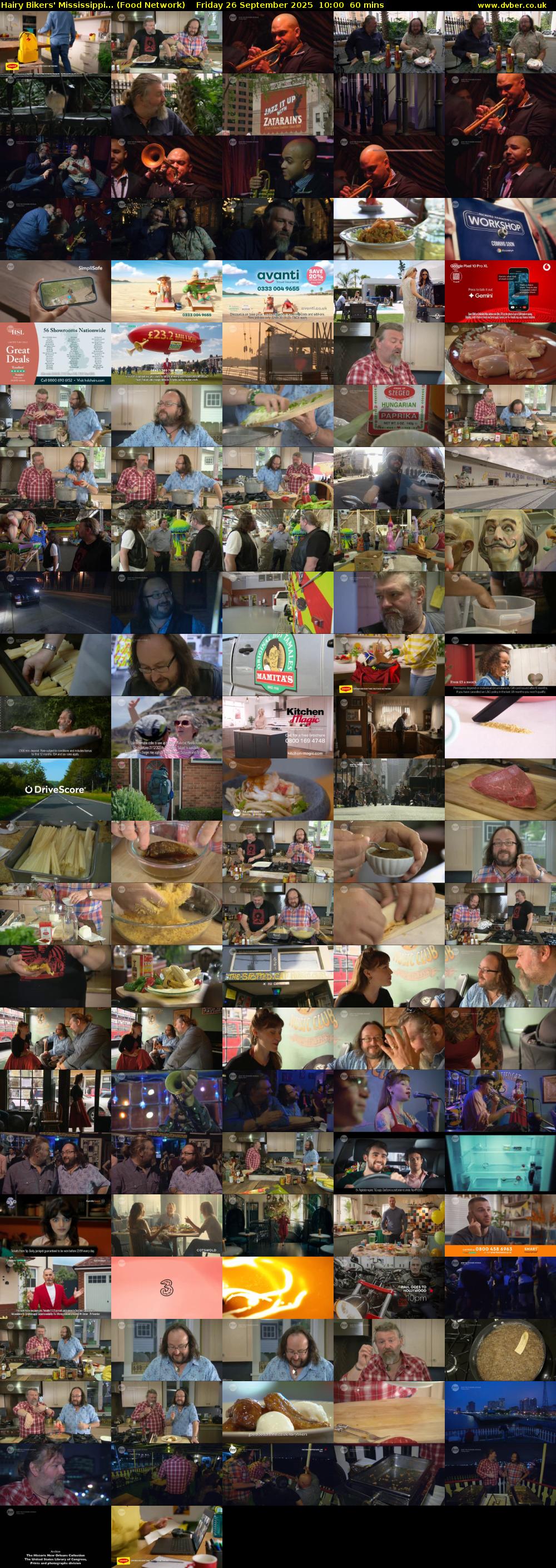 Hairy Bikers' Mississippi... (Food Network) Friday 26 September 2025 10:00 - 11:00