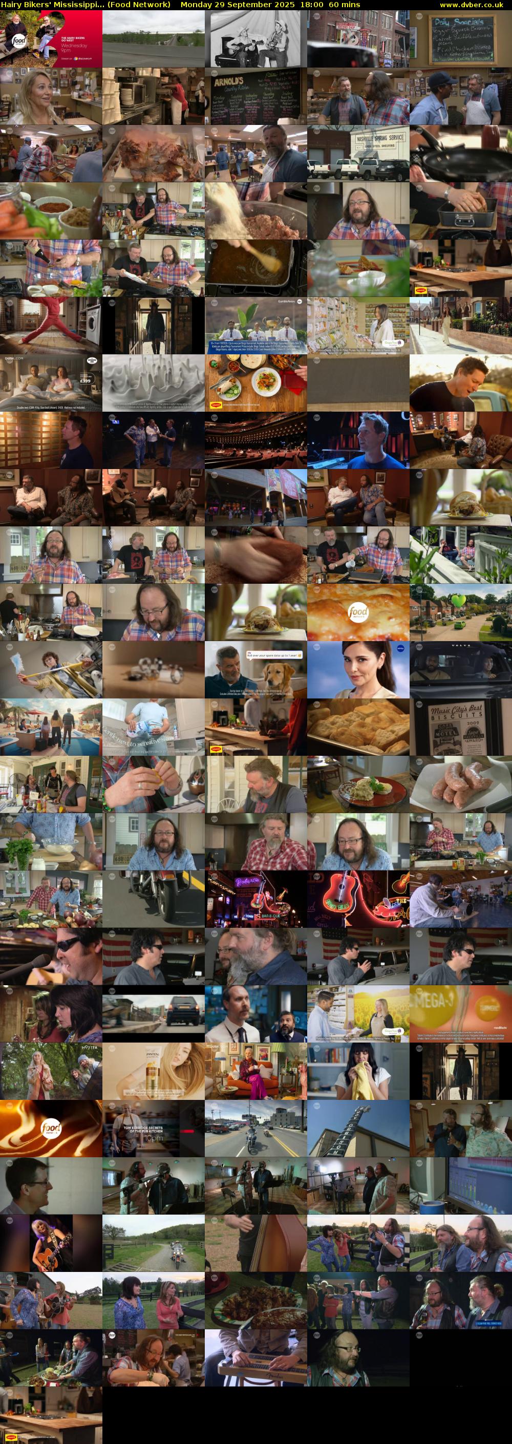 Hairy Bikers' Mississippi... (Food Network) Monday 29 September 2025 18:00 - 19:00
