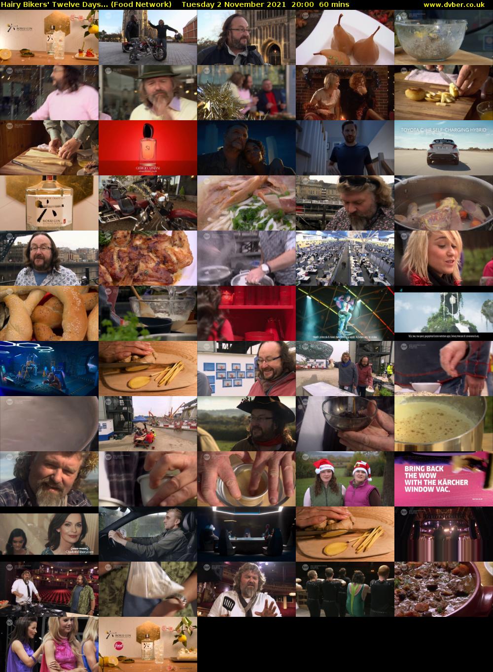 Hairy Bikers' Twelve Days... (Food Network) Tuesday 2 November 2021 20:00 - 21:00
