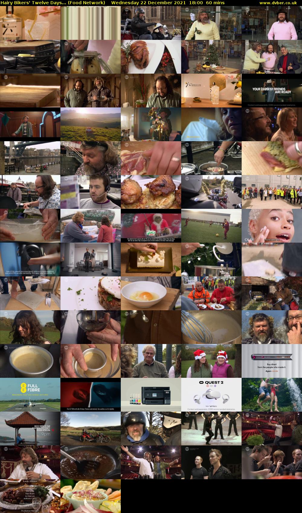 Hairy Bikers' Twelve Days... (Food Network) Wednesday 22 December 2021 18:00 - 19:00