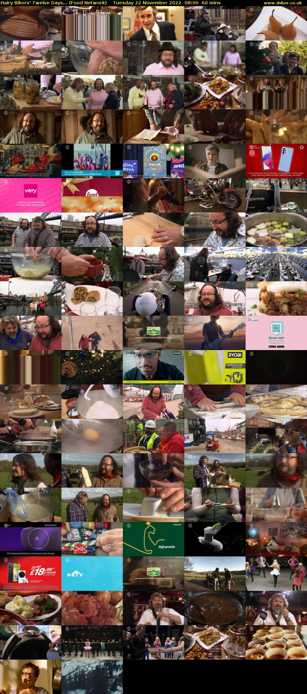 Hairy Bikers' Twelve Days... (Food Network) Tuesday 22 November 2022 08:00 - 09:00