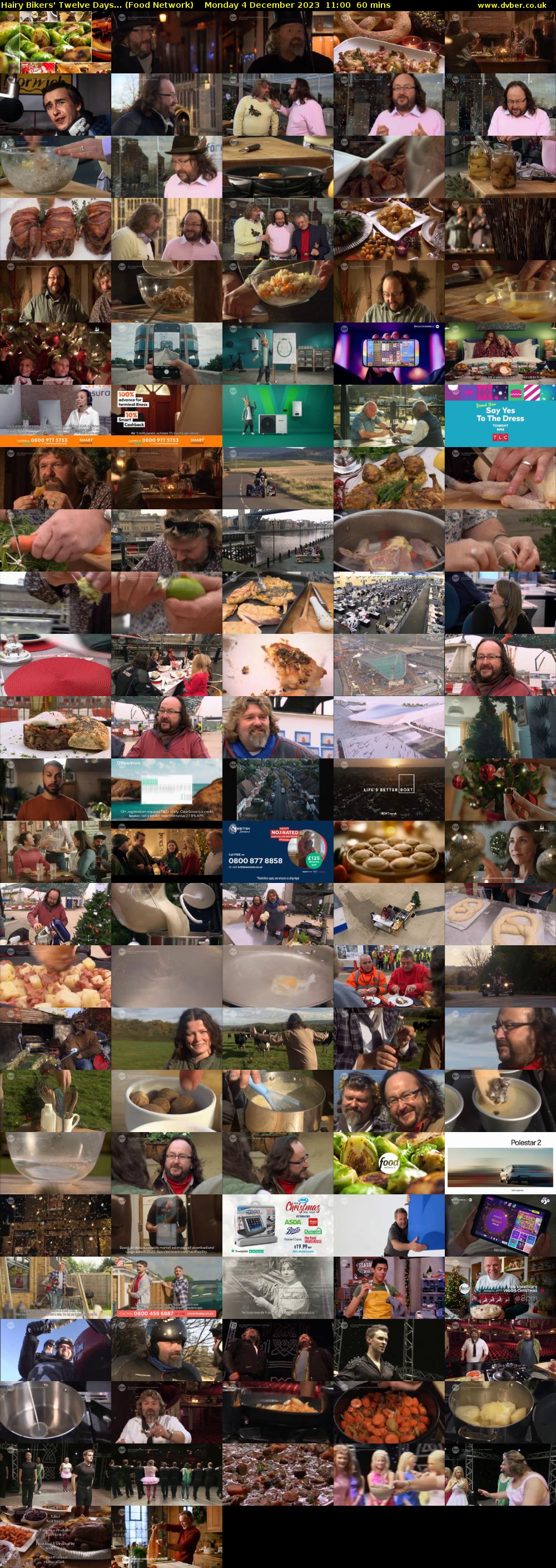 Hairy Bikers' Twelve Days... (Food Network) Monday 4 December 2023 11:00 - 12:00