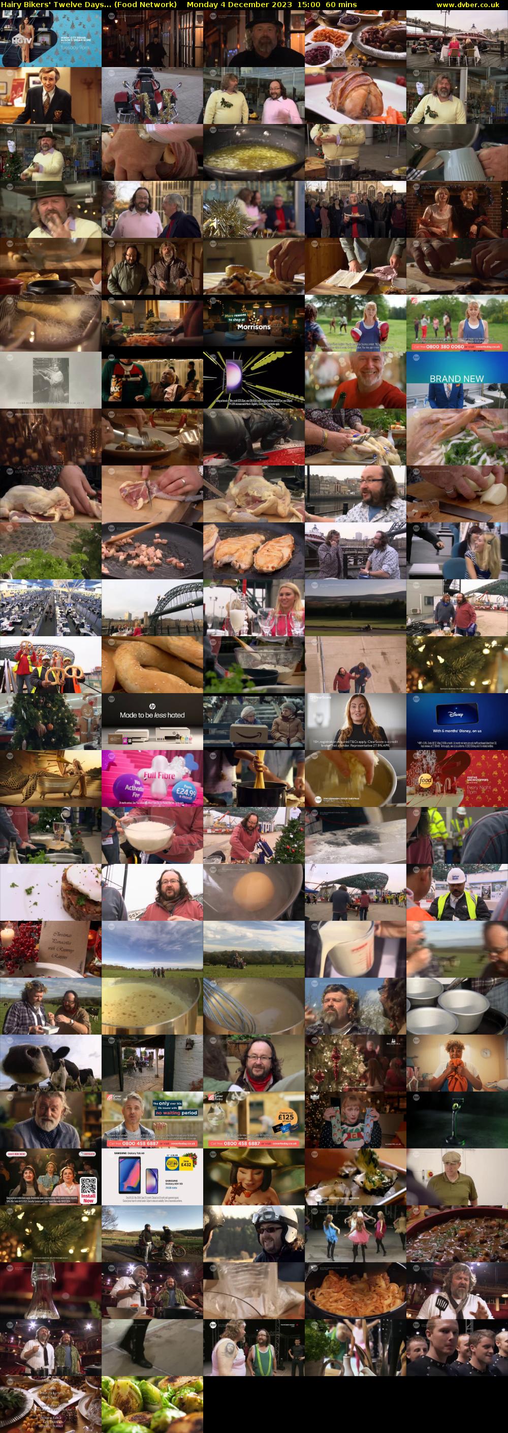 Hairy Bikers' Twelve Days... (Food Network) Monday 4 December 2023 15:00 - 16:00