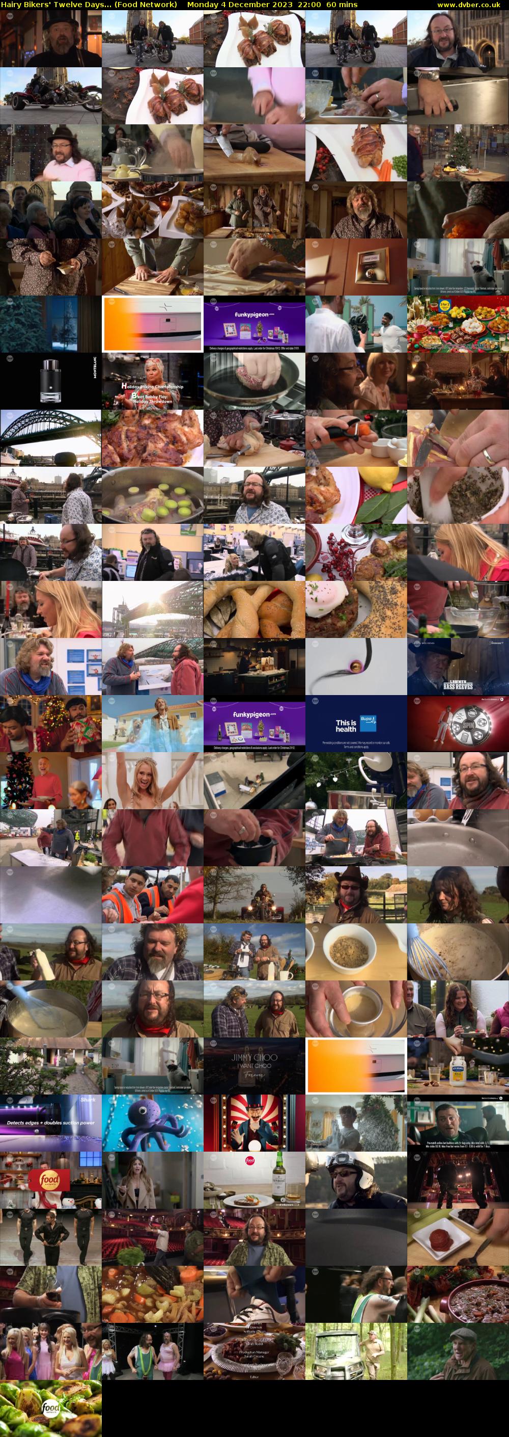 Hairy Bikers' Twelve Days... (Food Network) Monday 4 December 2023 22:00 - 23:00
