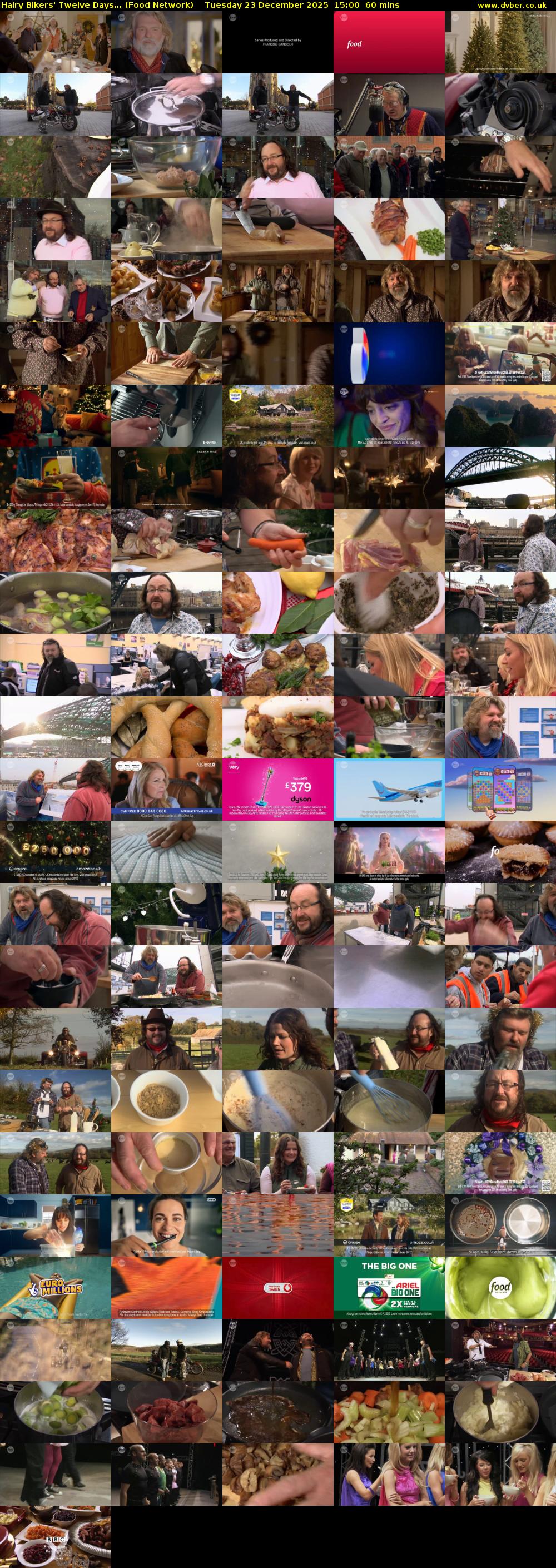 Hairy Bikers' Twelve Days... (Food Network) Tuesday 23 December 2025 15:00 - 16:00