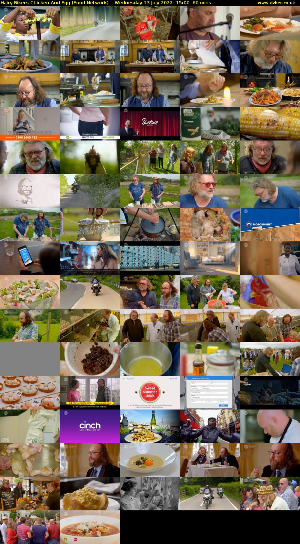 Hairy Bikers Chicken And Egg (Food Network) Wednesday 13 July 2022 15:00 - 16:00