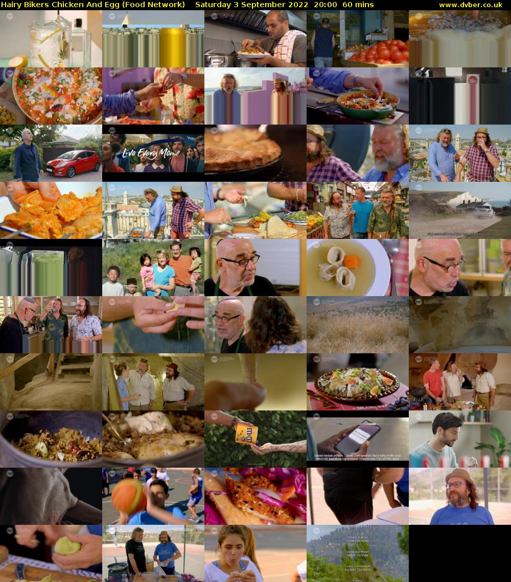 Hairy Bikers Chicken And Egg (Food Network) Saturday 3 September 2022 20:00 - 21:00