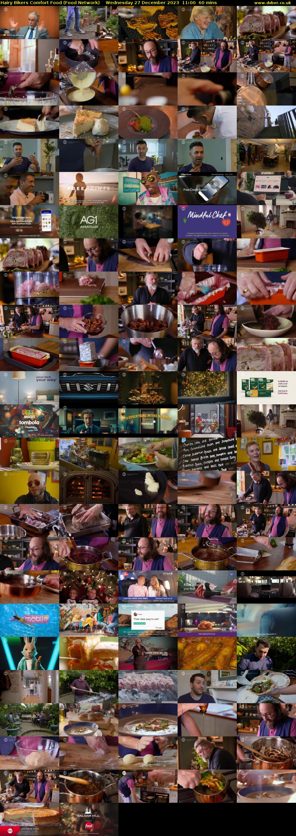 Hairy Bikers Comfort Food (Food Network) Wednesday 27 December 2023 11:00 - 12:00