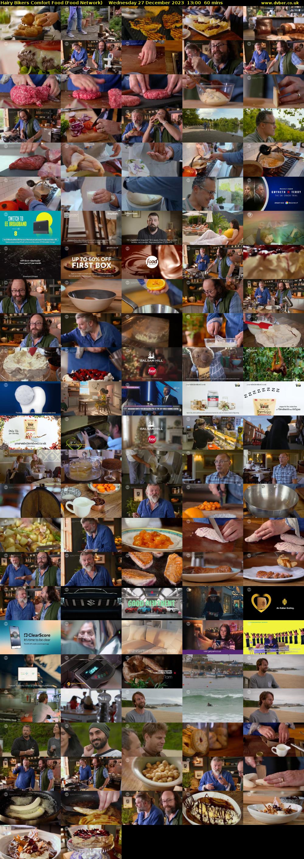 Hairy Bikers Comfort Food (Food Network) Wednesday 27 December 2023 13:00 - 14:00