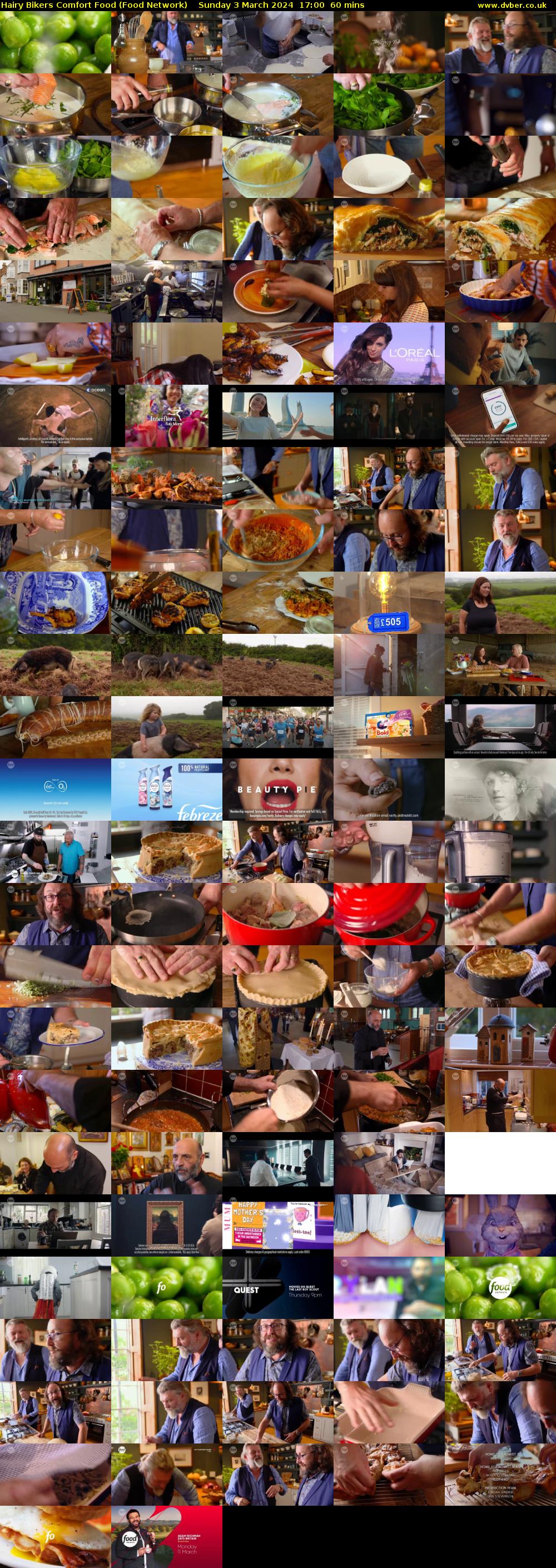 Hairy Bikers Comfort Food (Food Network) Sunday 3 March 2024 17:00 - 18:00