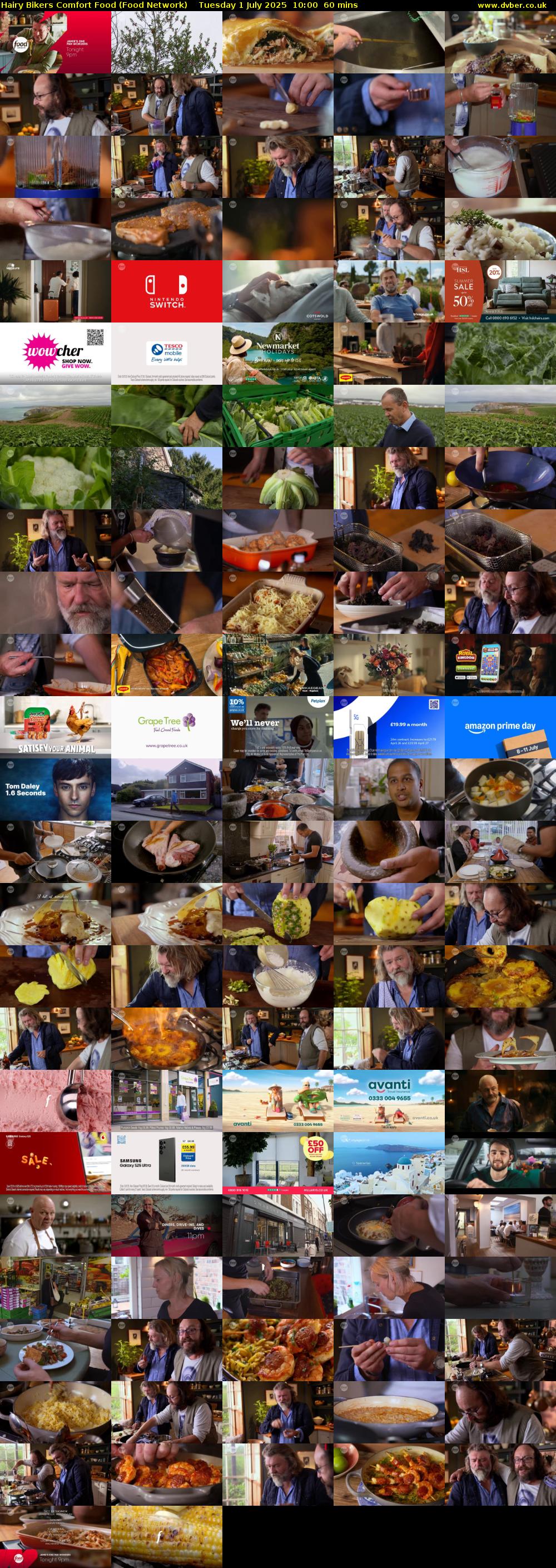 Hairy Bikers Comfort Food (Food Network) Tuesday 1 July 2025 10:00 - 11:00